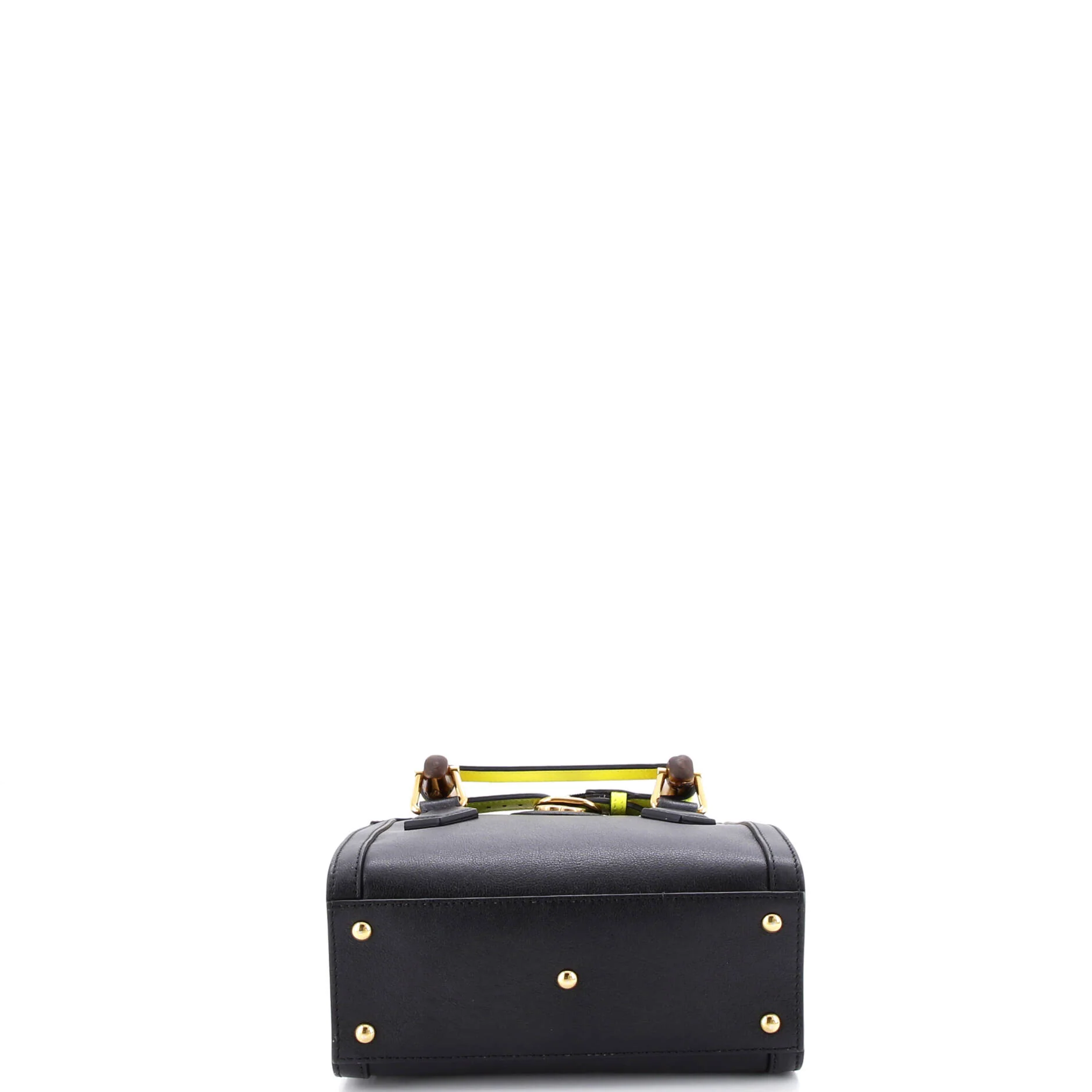 Diana NM Bamboo Handle Tote Leather Mini - Image 4