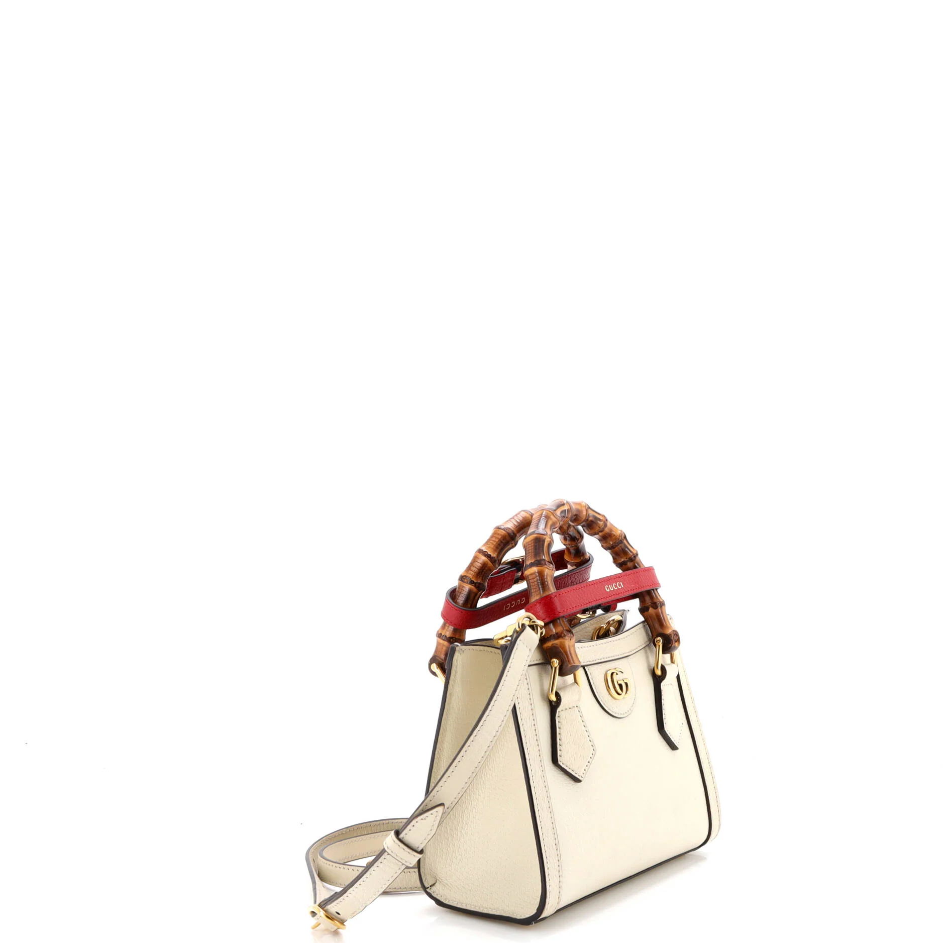 Diana NM Bamboo Handle Tote Leather Mini - Image 2