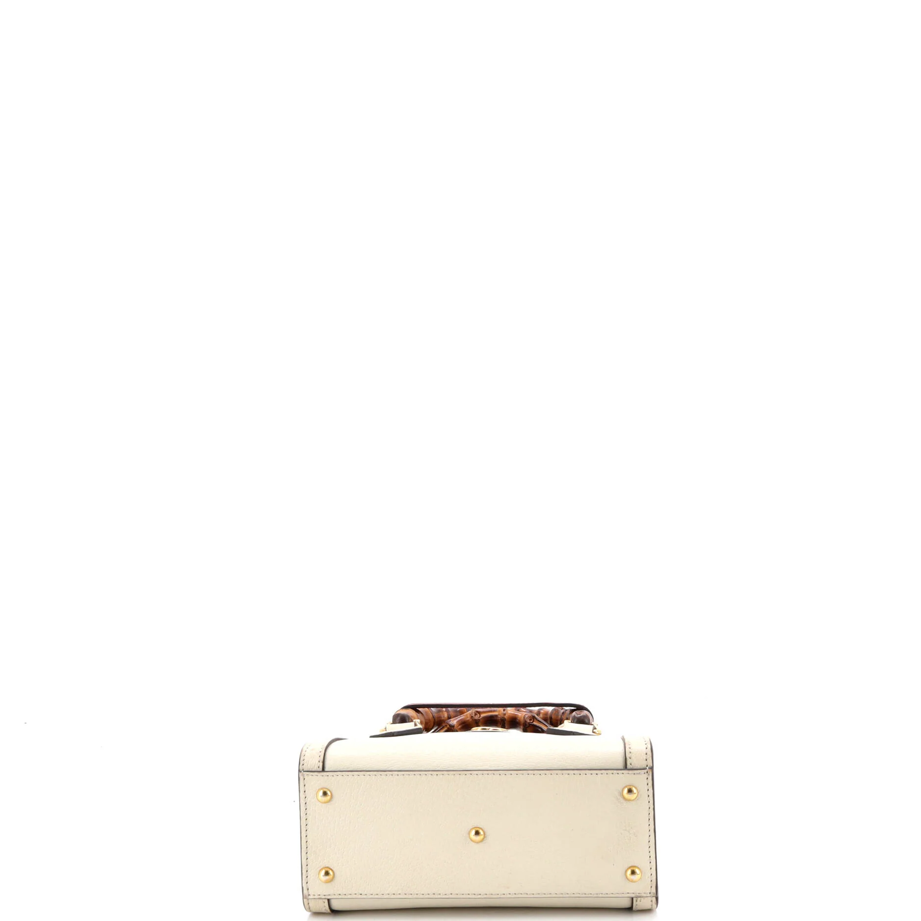 Diana NM Bamboo Handle Tote Leather Mini - Image 4