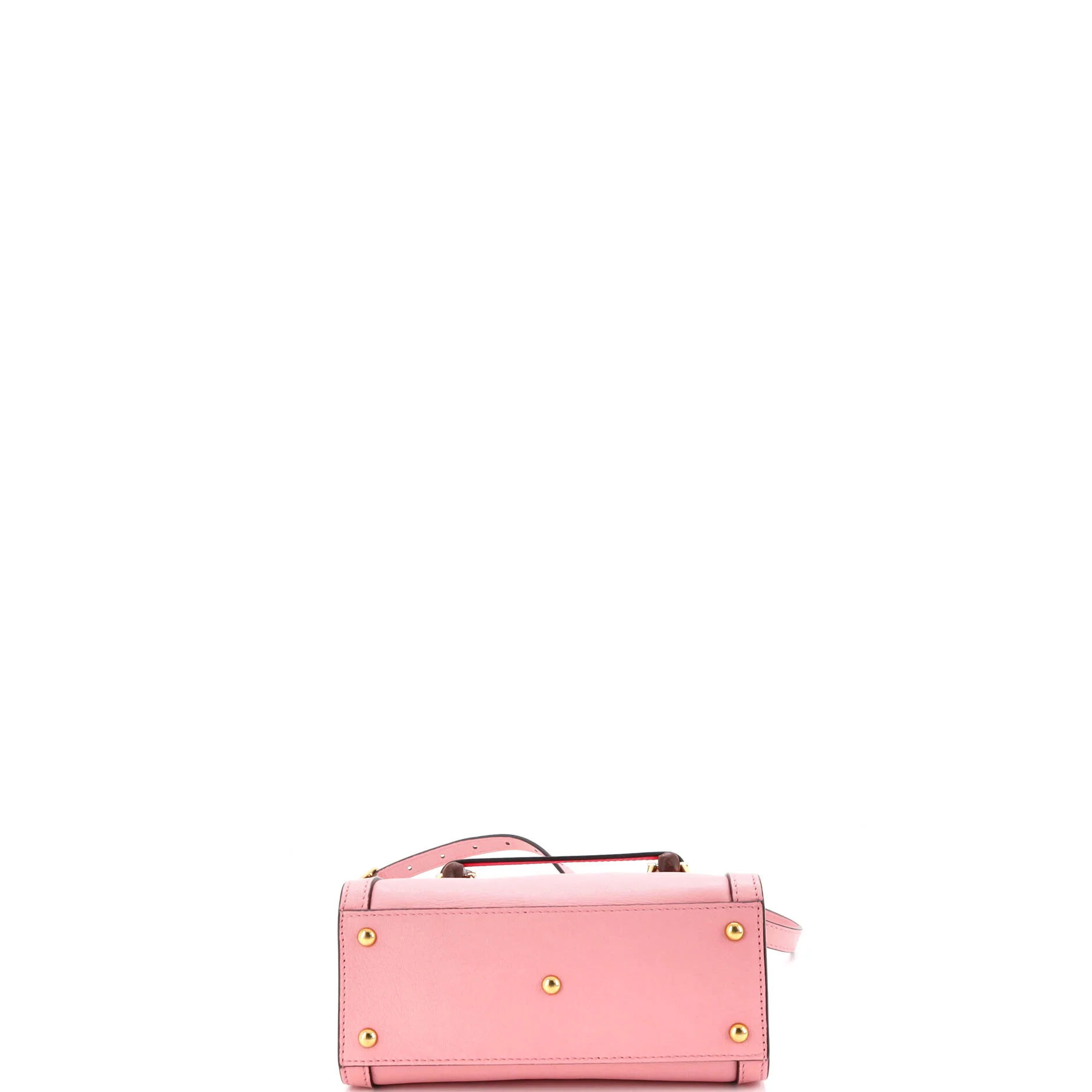 Diana NM Bamboo Handle Tote Leather Mini - Image 4