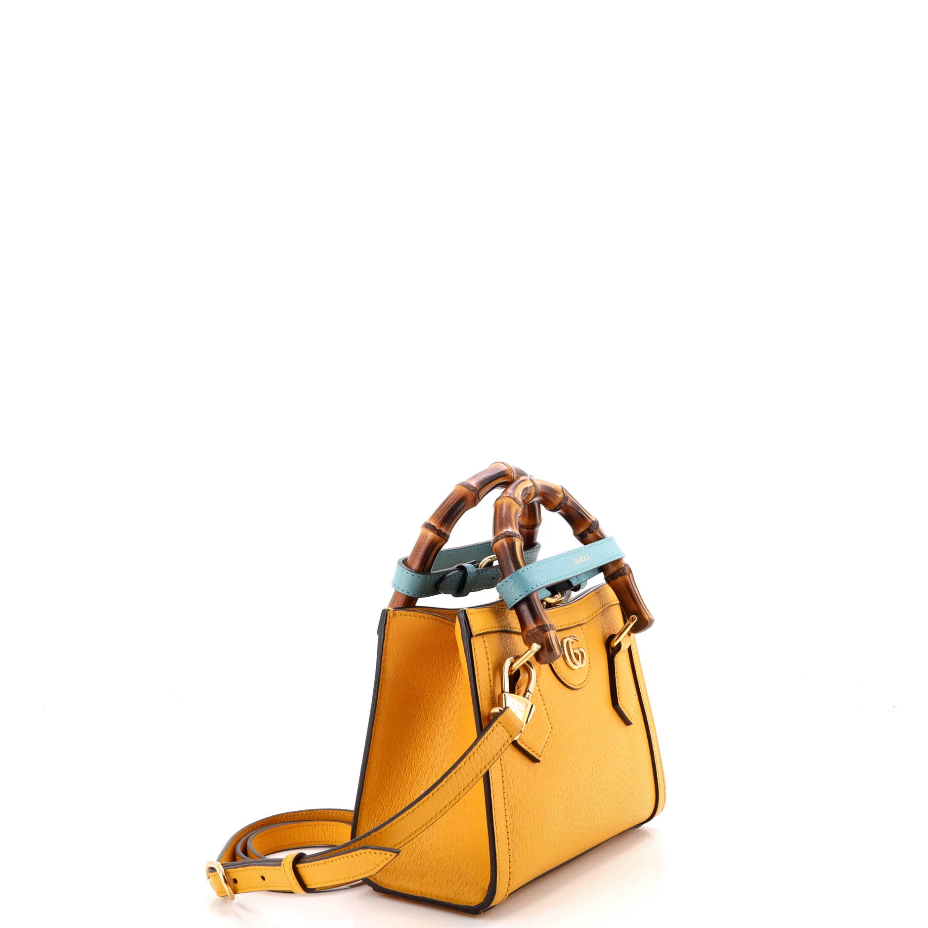 Diana NM Bamboo Handle Tote Leather Mini - Image 2