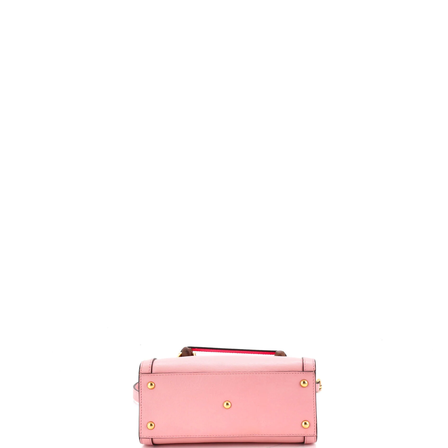 Diana NM Bamboo Handle Tote Leather Mini - Image 4
