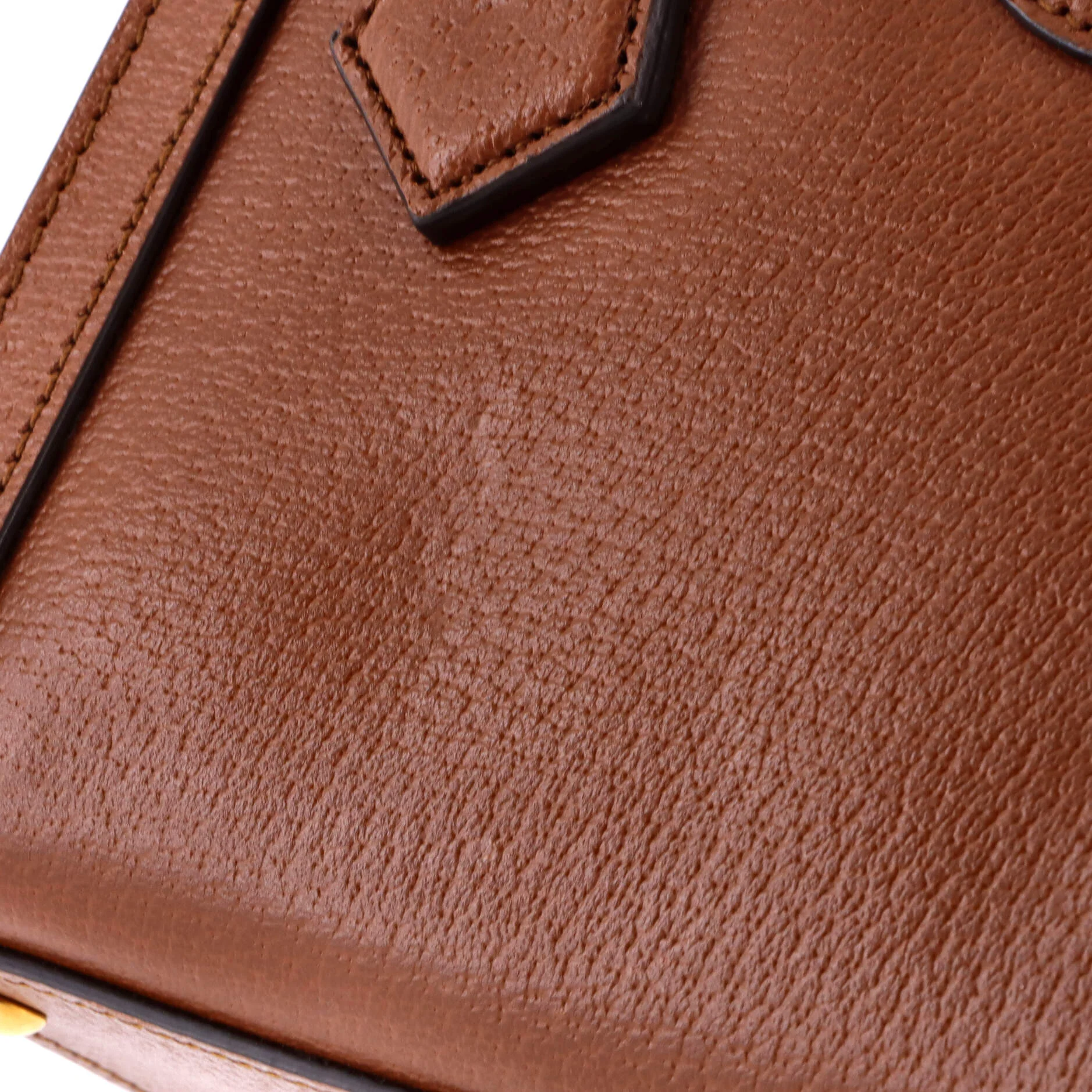 Diana NM Bamboo Handle Tote Leather Mini - Image 6