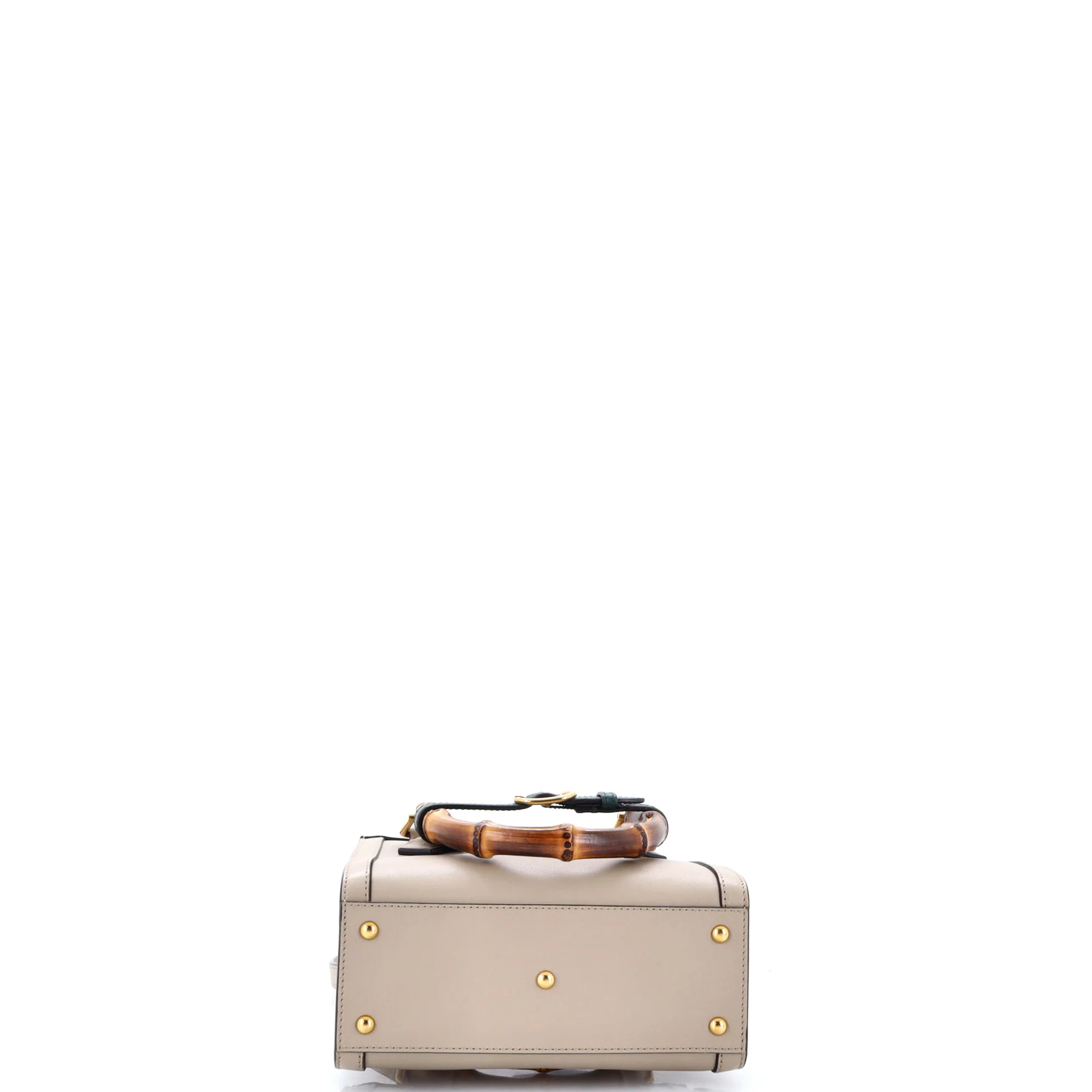 Diana NM Bamboo Handle Tote Leather Mini - Image 4