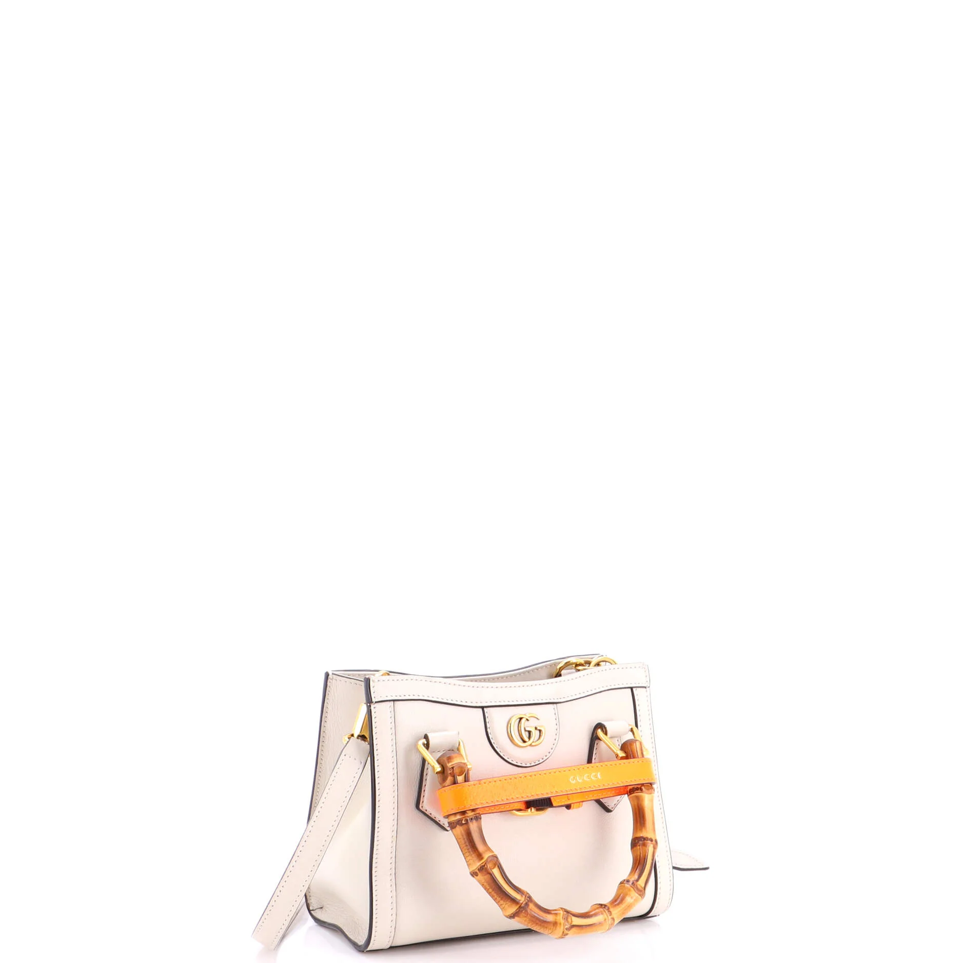 Diana NM Bamboo Handle Tote Leather Mini - Image 2