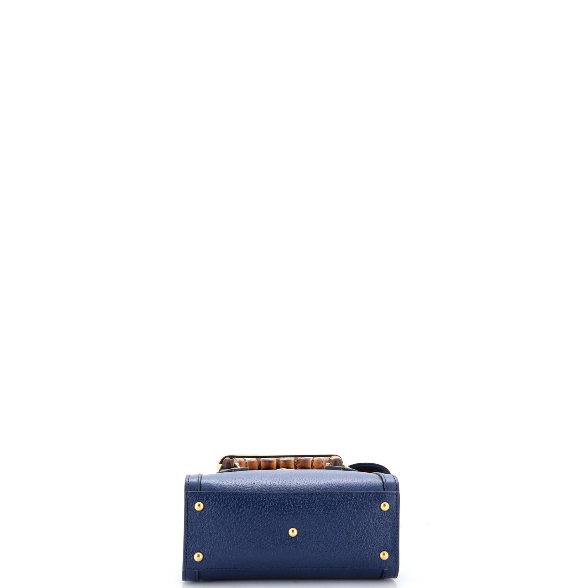 Diana NM Bamboo Handle Tote Leather Mini - Image 4