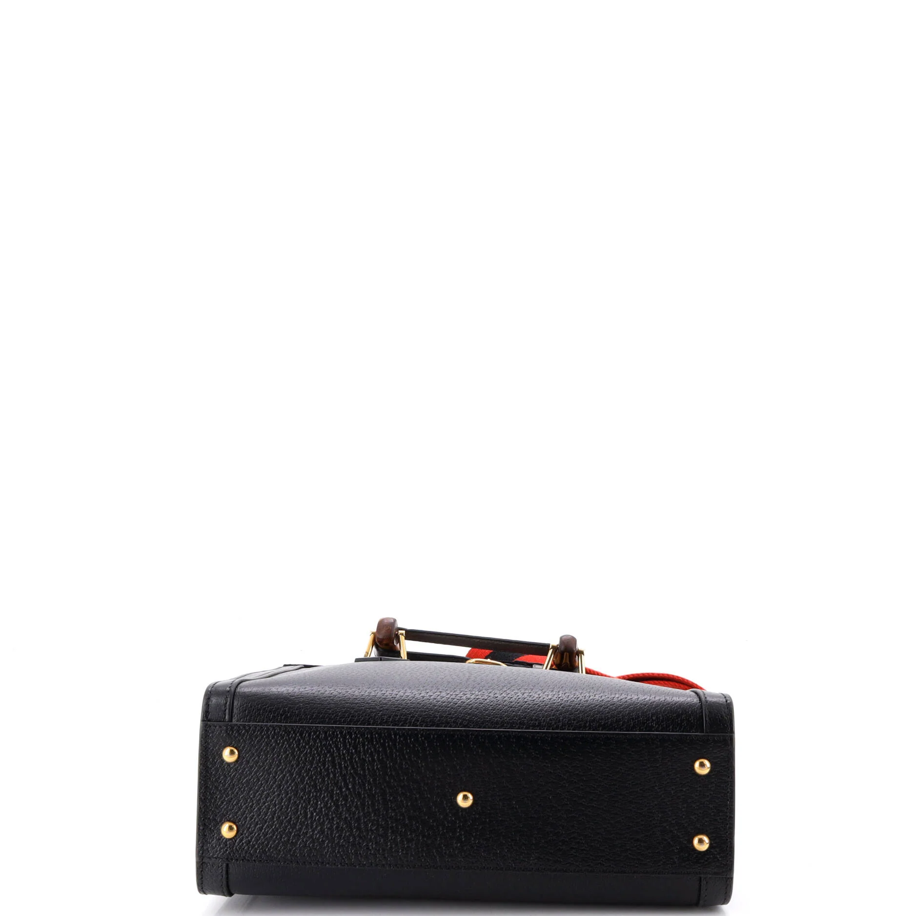 Diana NM Bamboo Handle Tote Leather Small - Image 4