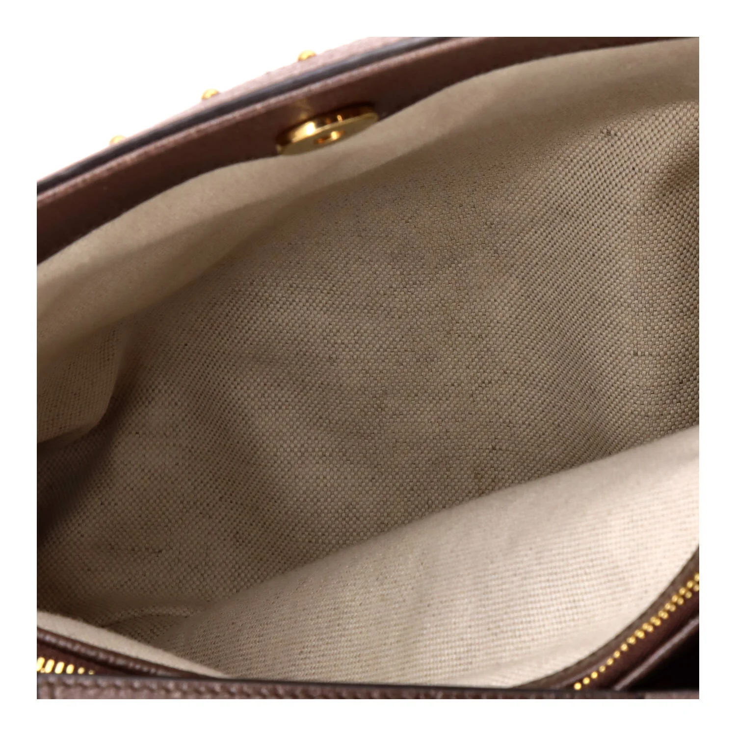 Diana NM Bamboo Handle Tote Printed GG Coated Canvas and Studded Leather Medium - Image 5