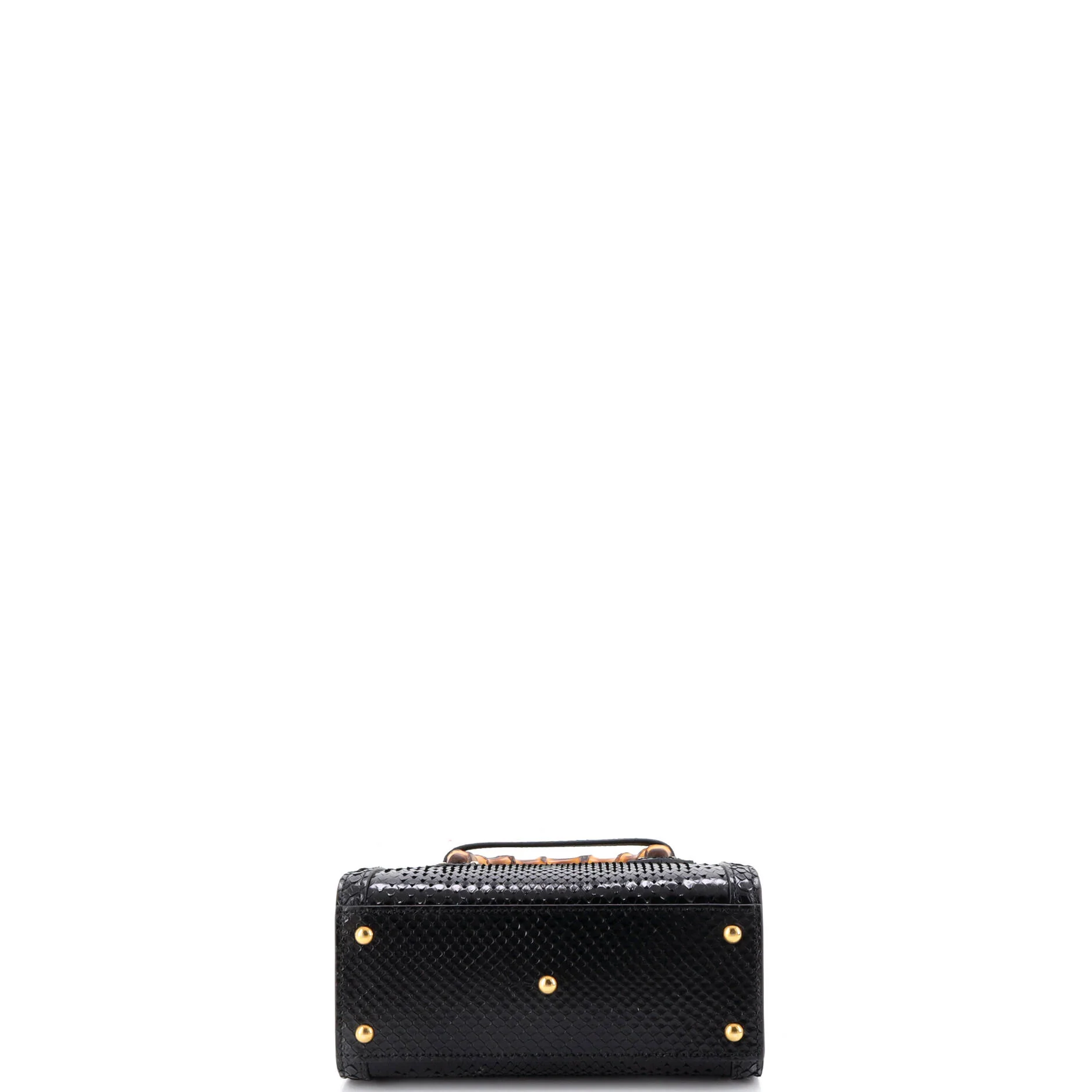 Diana NM Bamboo Handle Tote Python Mini - Image 4