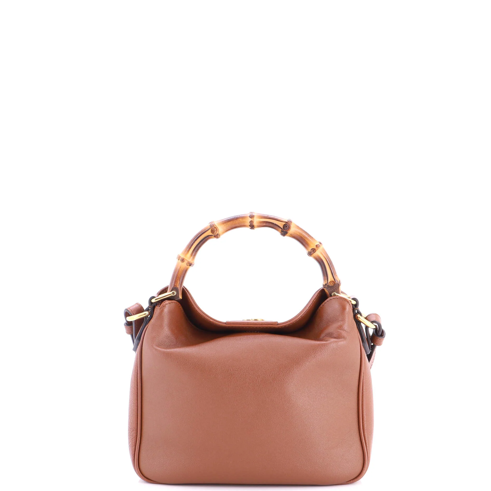 Diana NM Bamboo Shoulder Bag Leather Small - Image 4