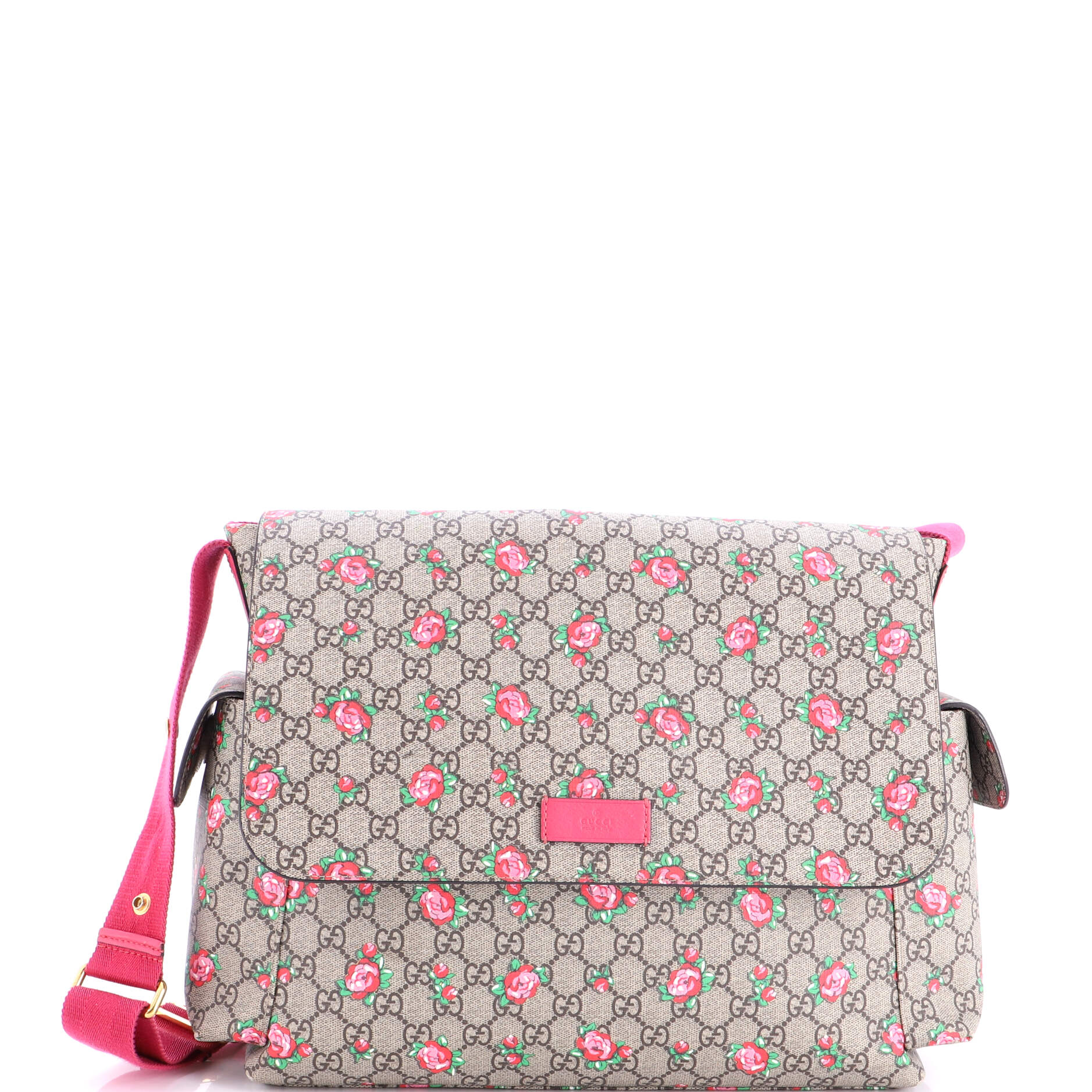 Diaper Bag Printed GG Coated Canvas
