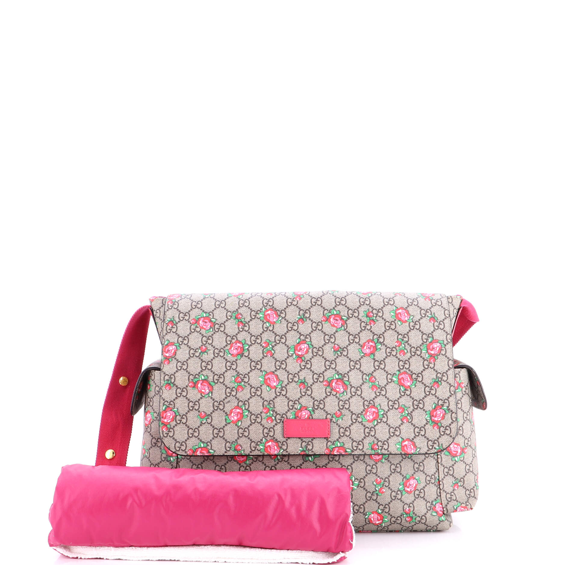 Diaper Bag Printed GG Coated Canvas - Image 2