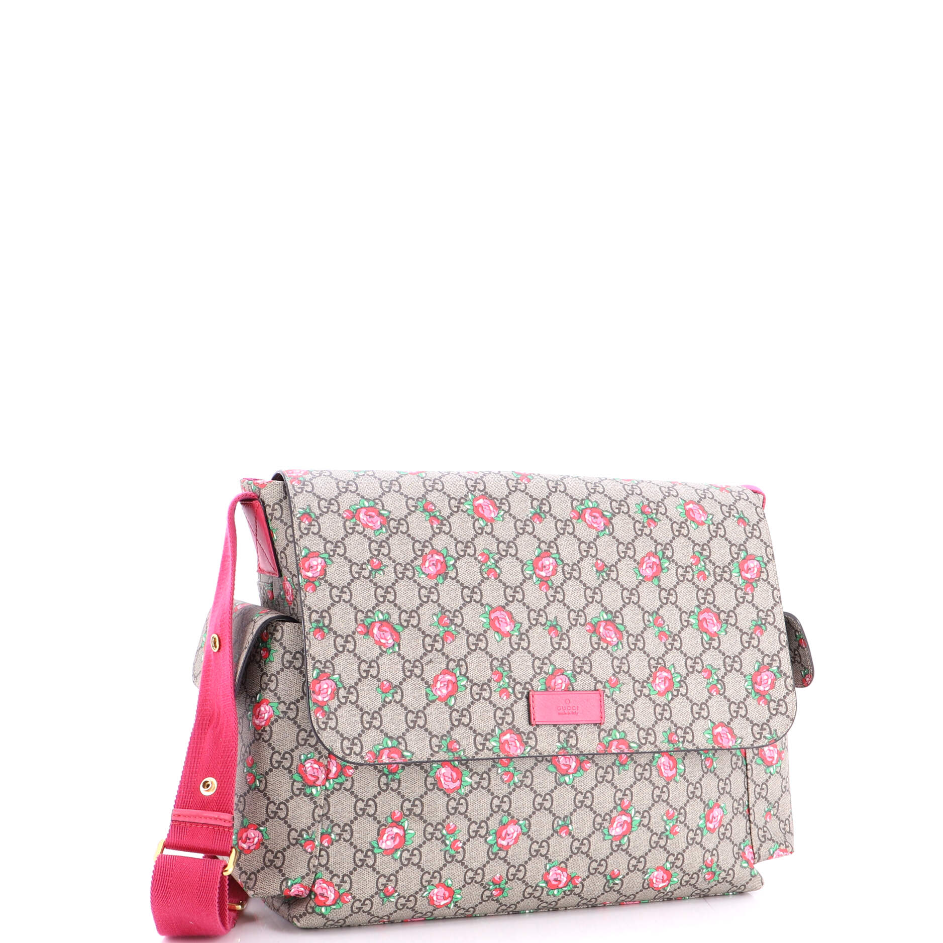 Diaper Bag Printed GG Coated Canvas - Image 3