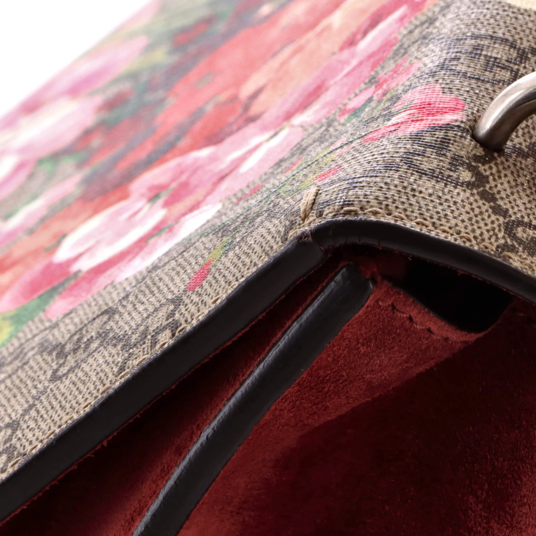 Dionysus Bag Blooms Print GG Coated Canvas Medium - Image 7