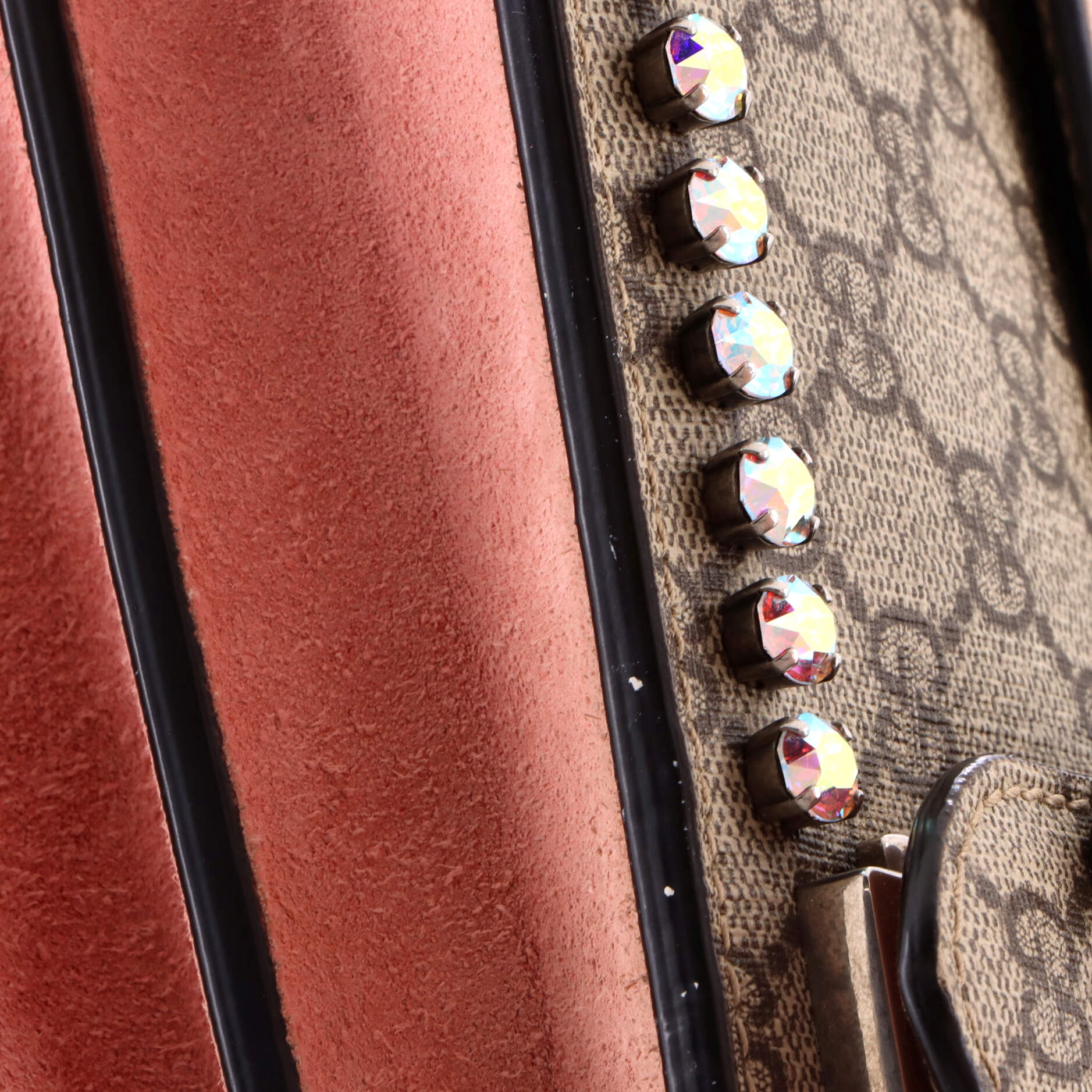 Dionysus Bag Crystal Embellished GG Coated Canvas Medium - Image 6
