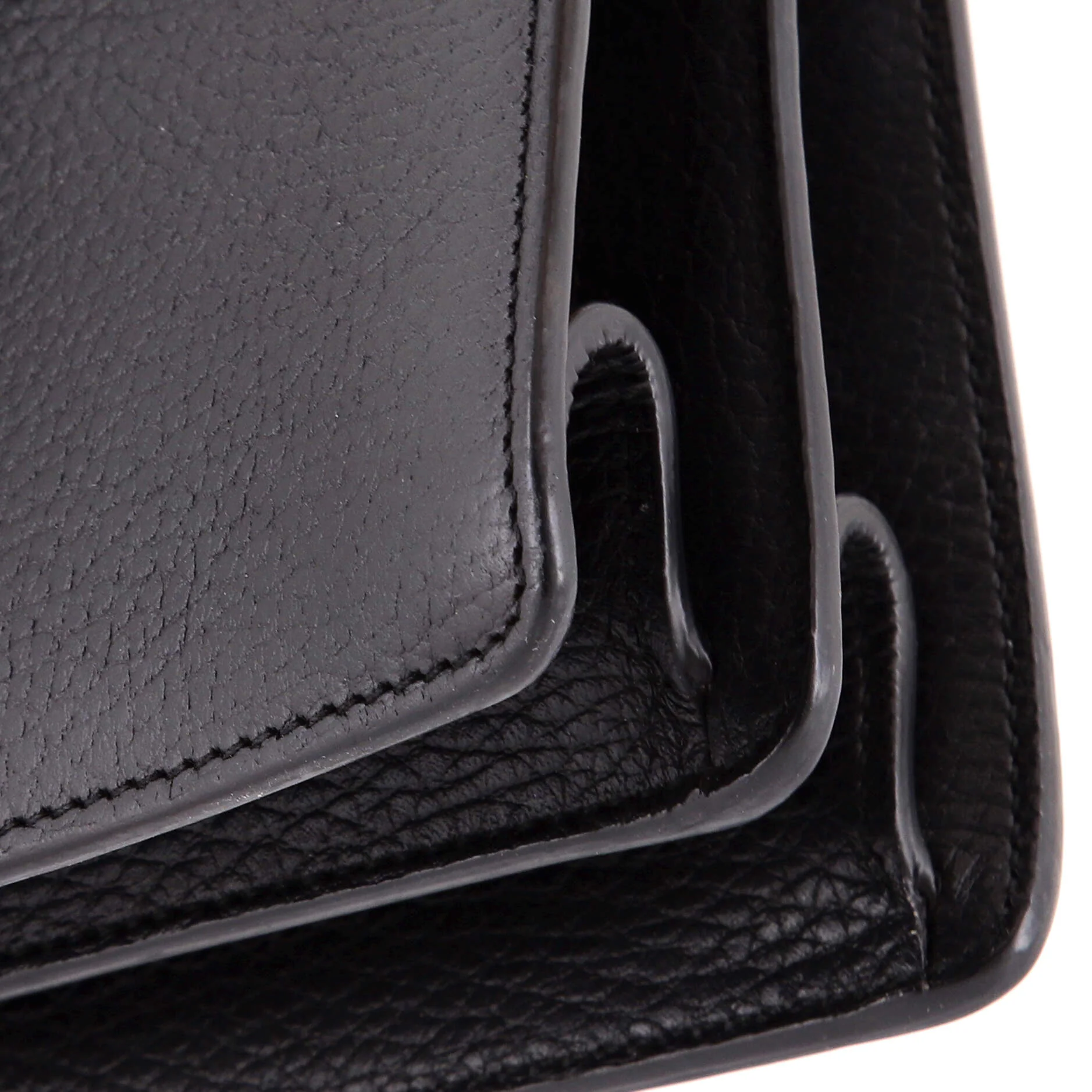 Dionysus Bamboo Top Handle Bag Leather Medium - Image 7