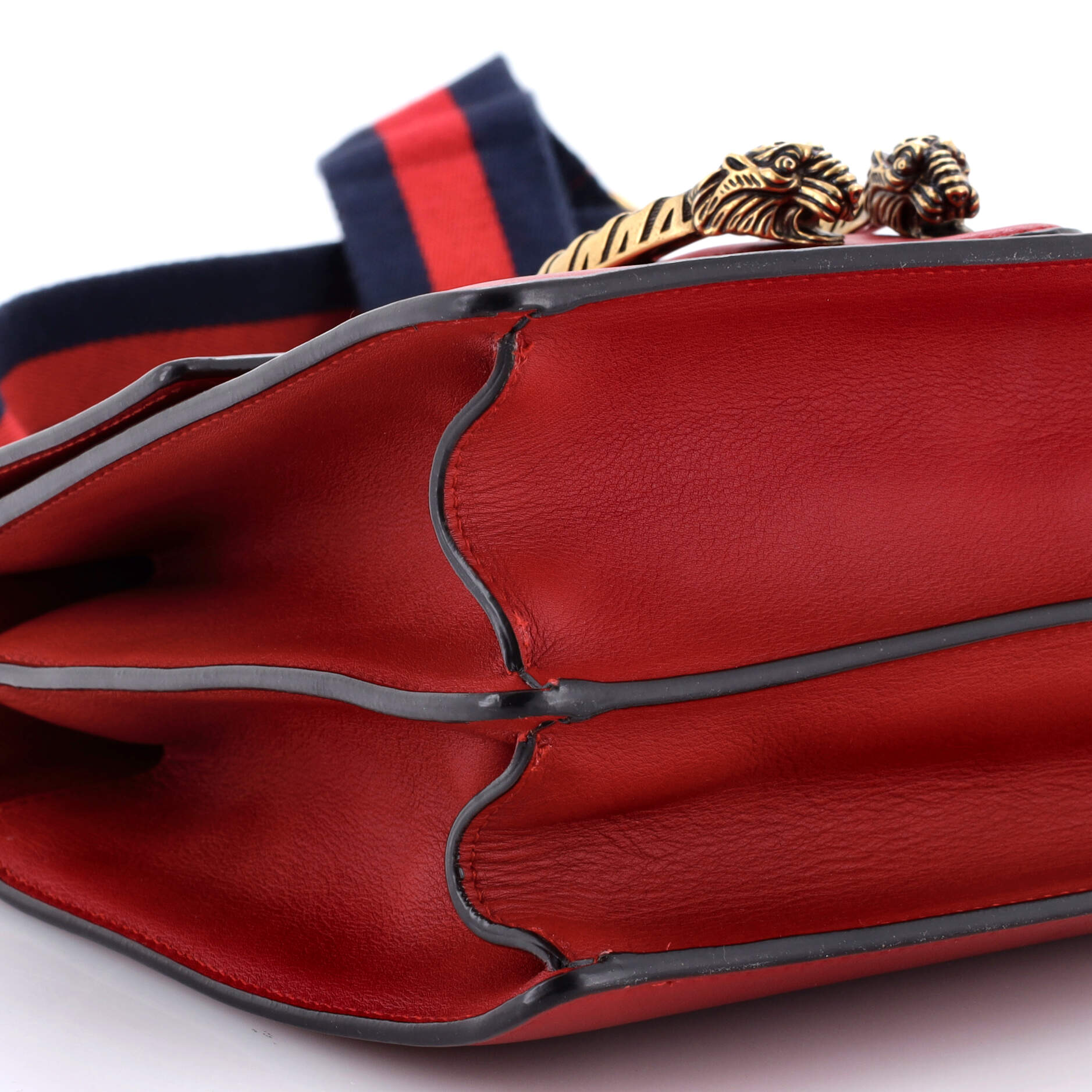 Dionysus Bamboo Top Handle Bag Leather Medium - Image 6