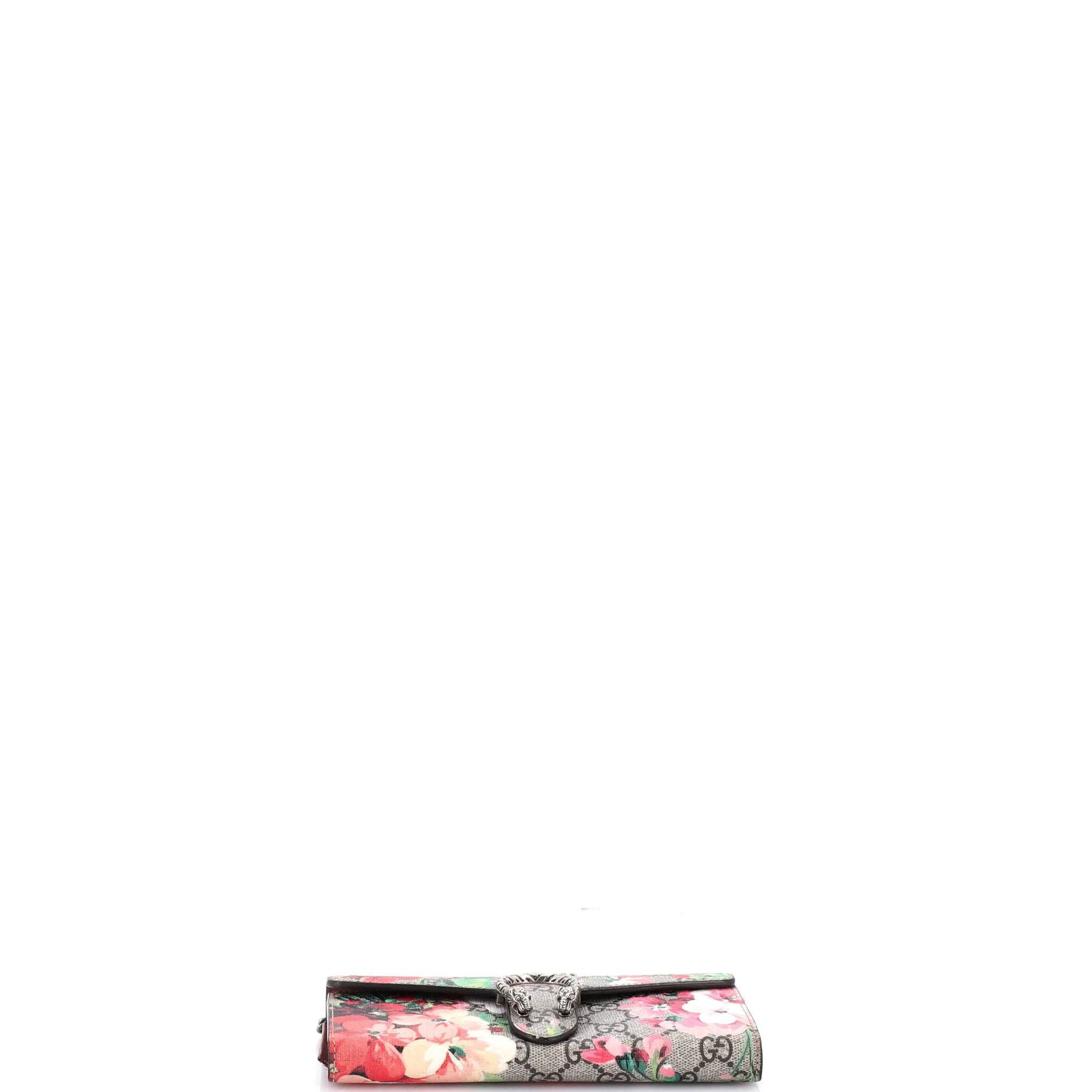 Dionysus Chain Wallet Blooms Print GG Coated Canvas Long - Image 4