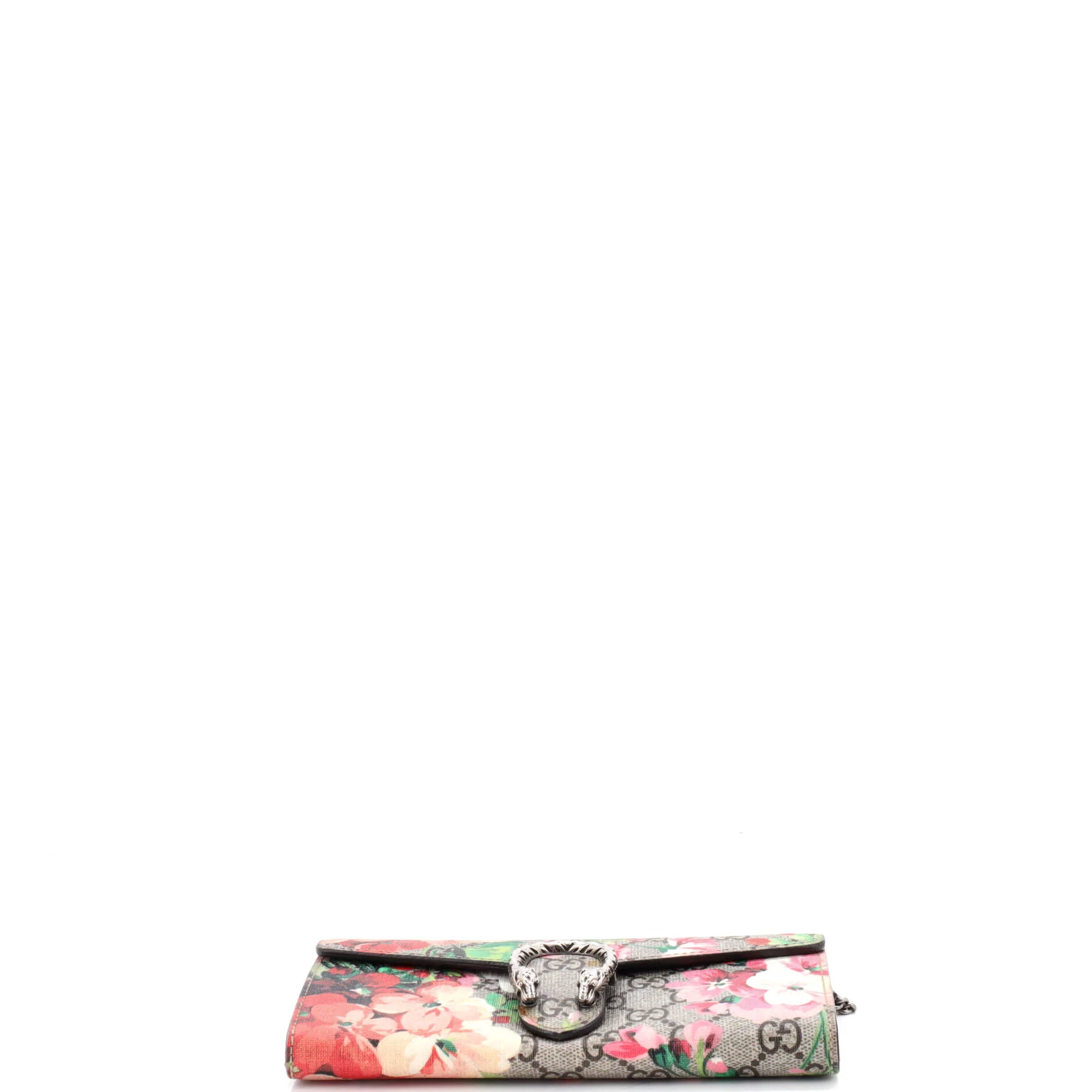 Dionysus Chain Wallet Blooms Print GG Coated Canvas Long - Image 4