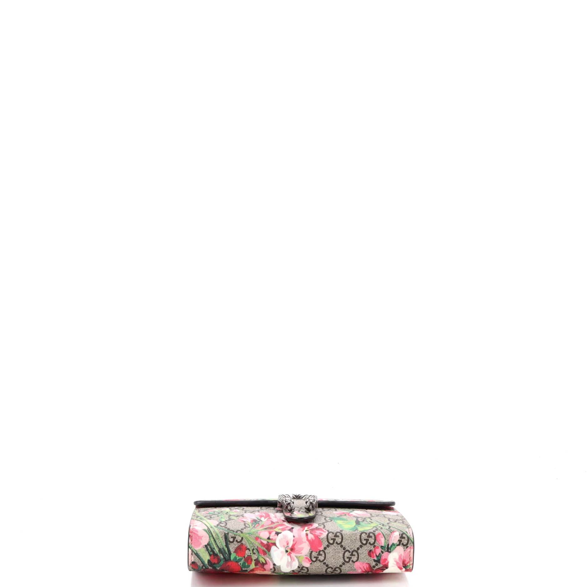 Dionysus Chain Wallet Blooms Print GG Coated Canvas Small - Image 4