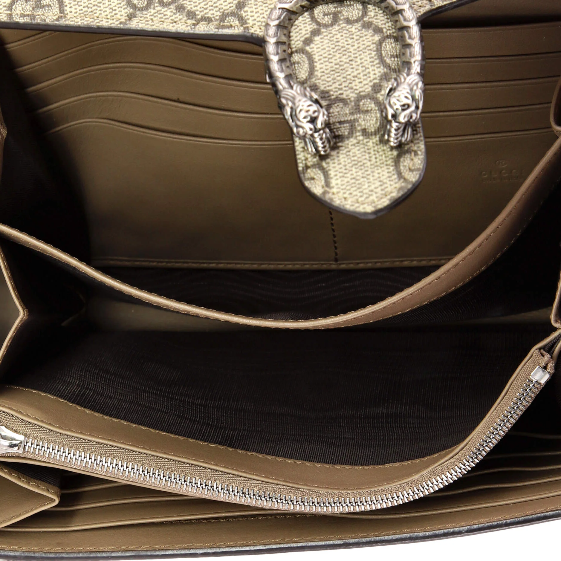 Dionysus Chain Wallet GG Coated Canvas Long - Image 5
