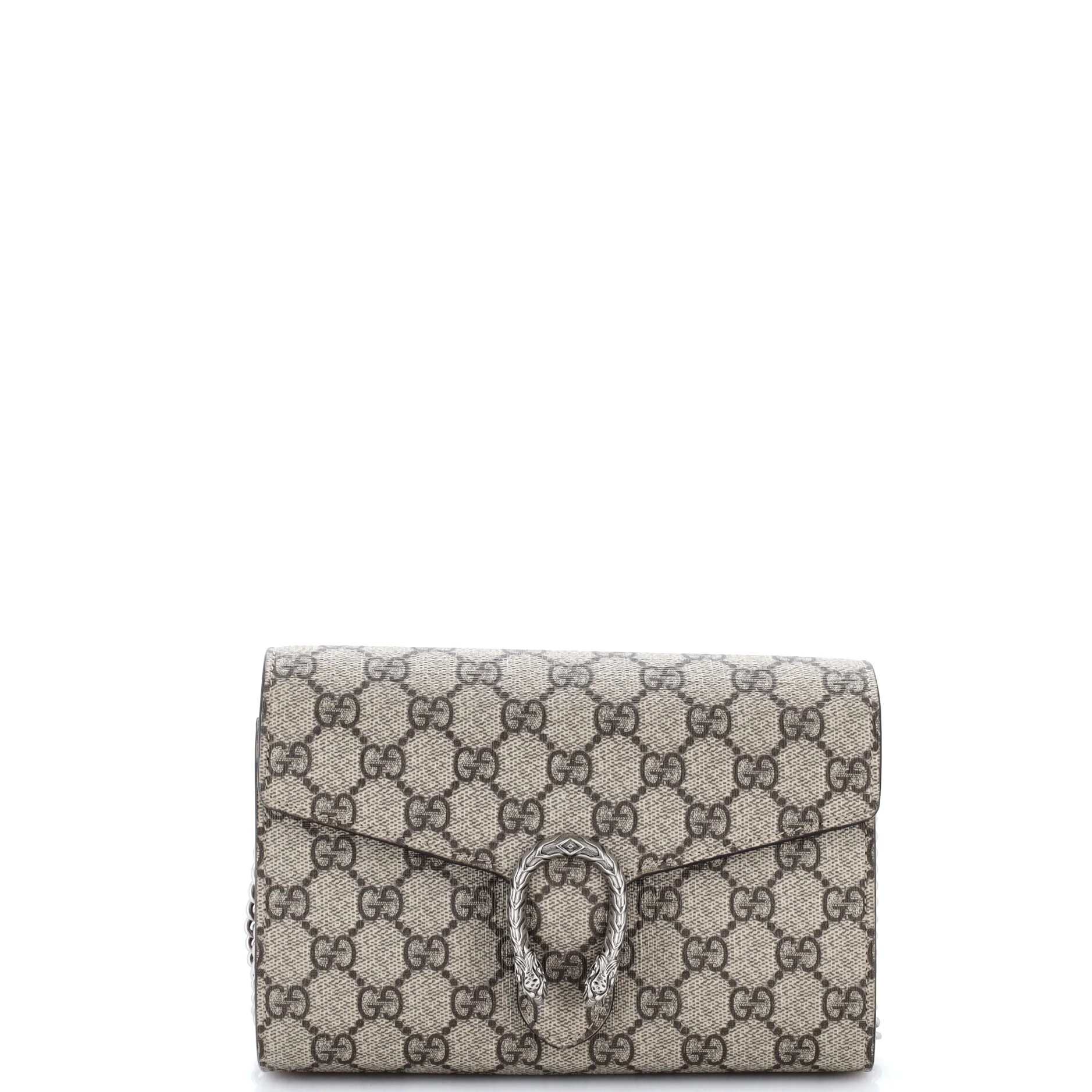 Dionysus Chain Wallet GG Coated Canvas Small