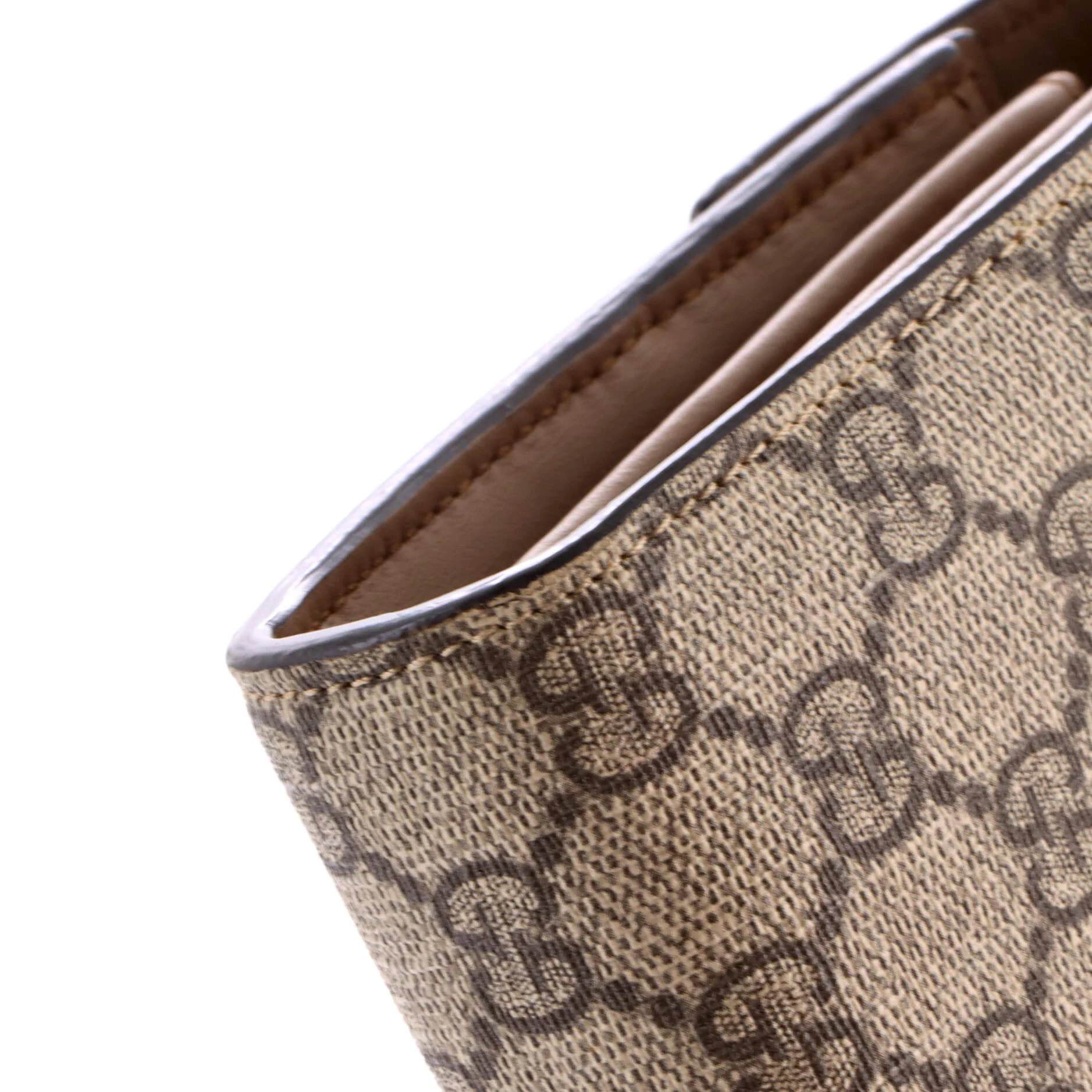 Dionysus Chain Wallet GG Coated Canvas Small - Image 6