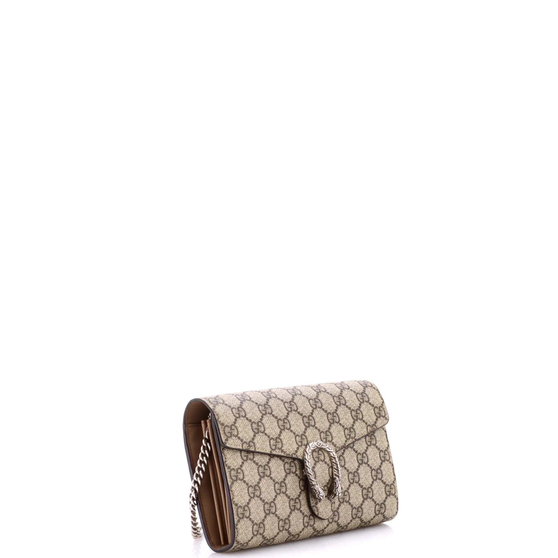 Dionysus Chain Wallet GG Coated Canvas Small - Image 2