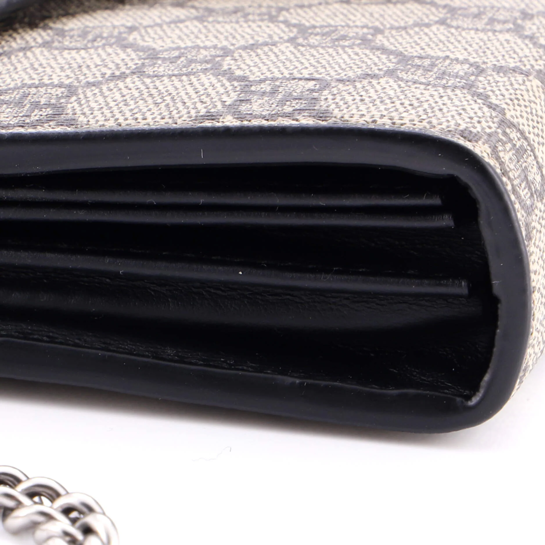 Dionysus Chain Wallet GG Coated Canvas Small - Image 6