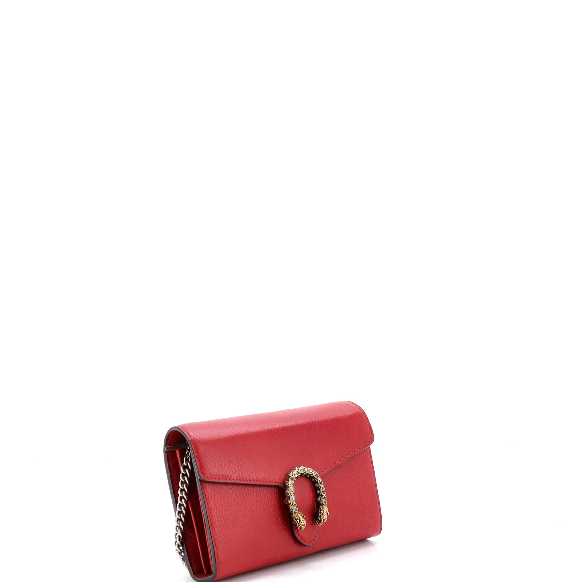 Dionysus Chain Wallet Leather with Embellished Detail Small - Image 2
