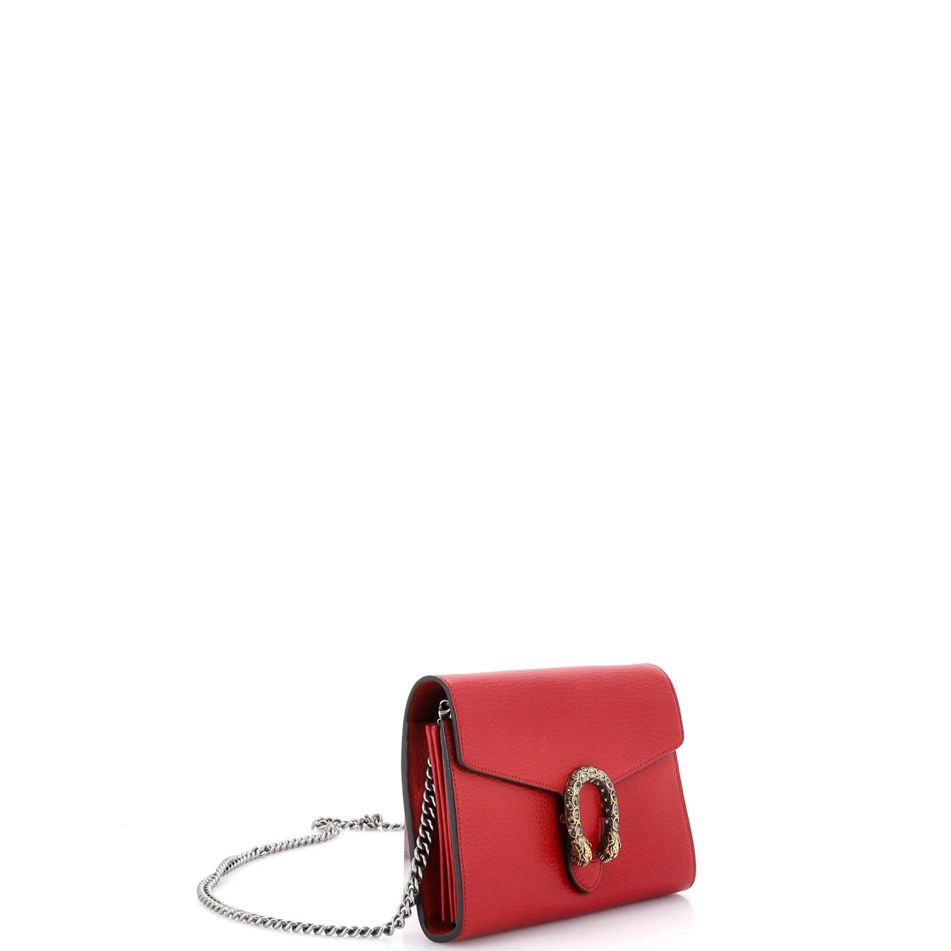 Dionysus Chain Wallet Leather with Embellished Detail Small - Image 2