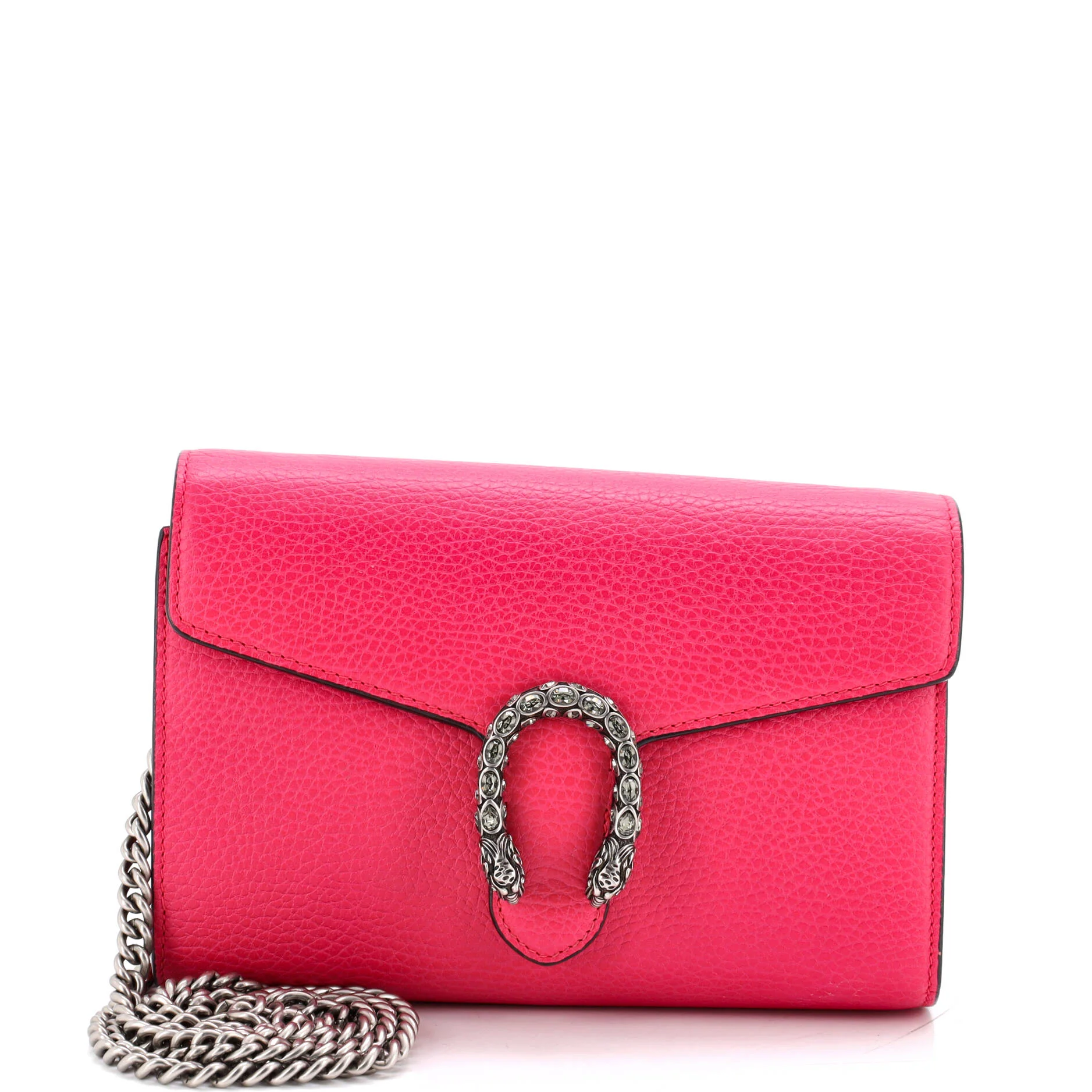 Dionysus Chain Wallet Leather with Embellished Detail Small