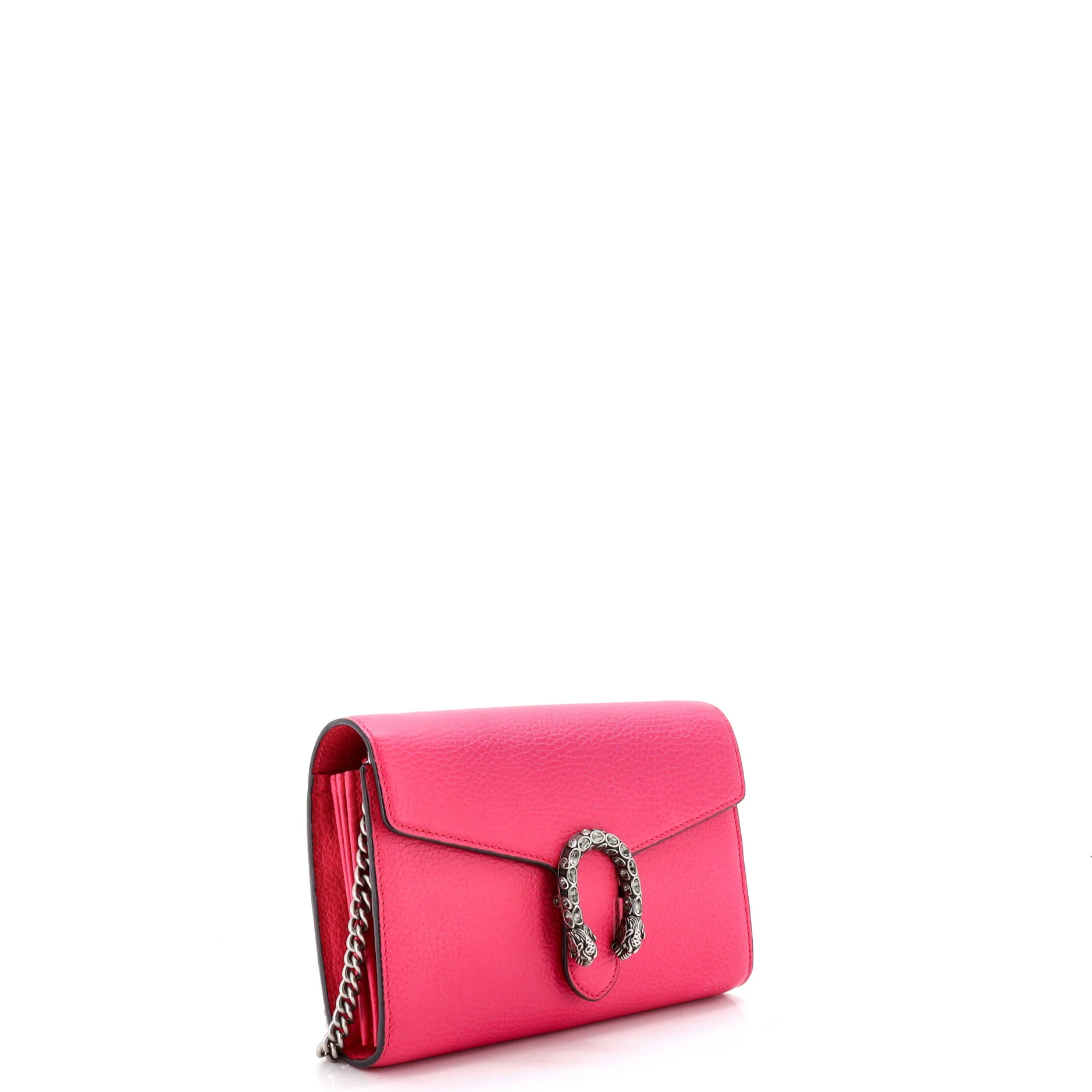 Dionysus Chain Wallet Leather with Embellished Detail Small - Image 2
