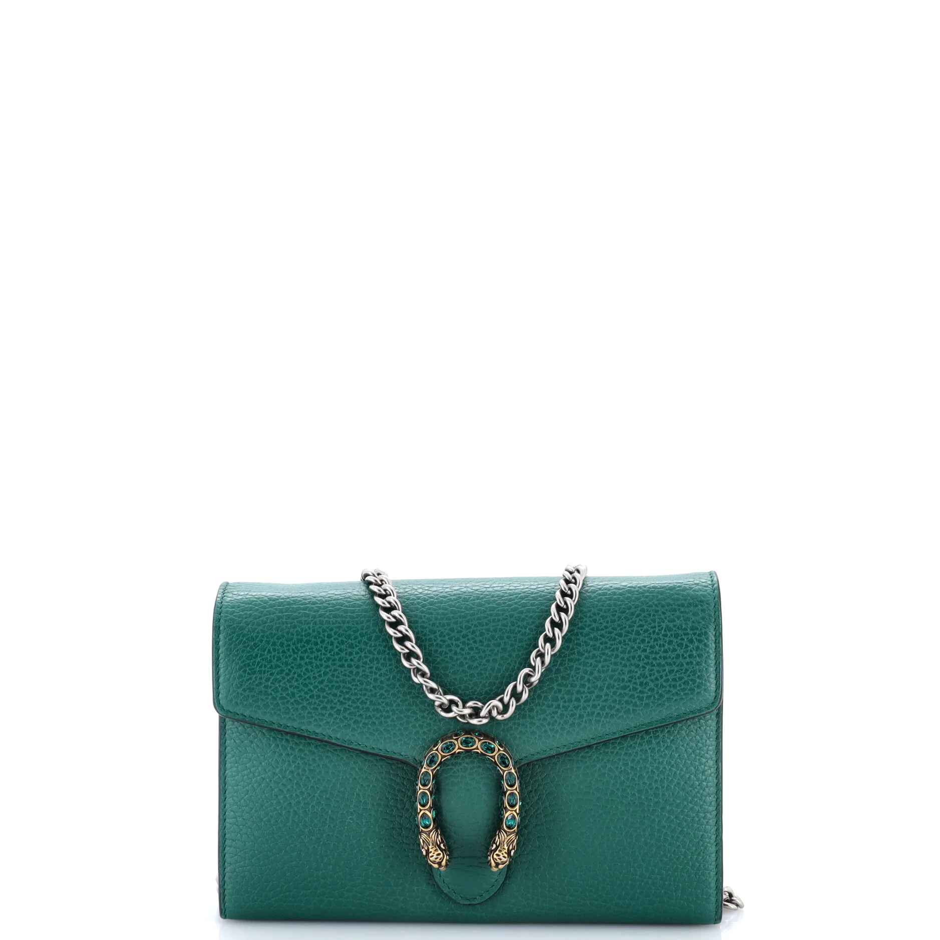 Dionysus Chain Wallet Leather with Embellished Detail Small