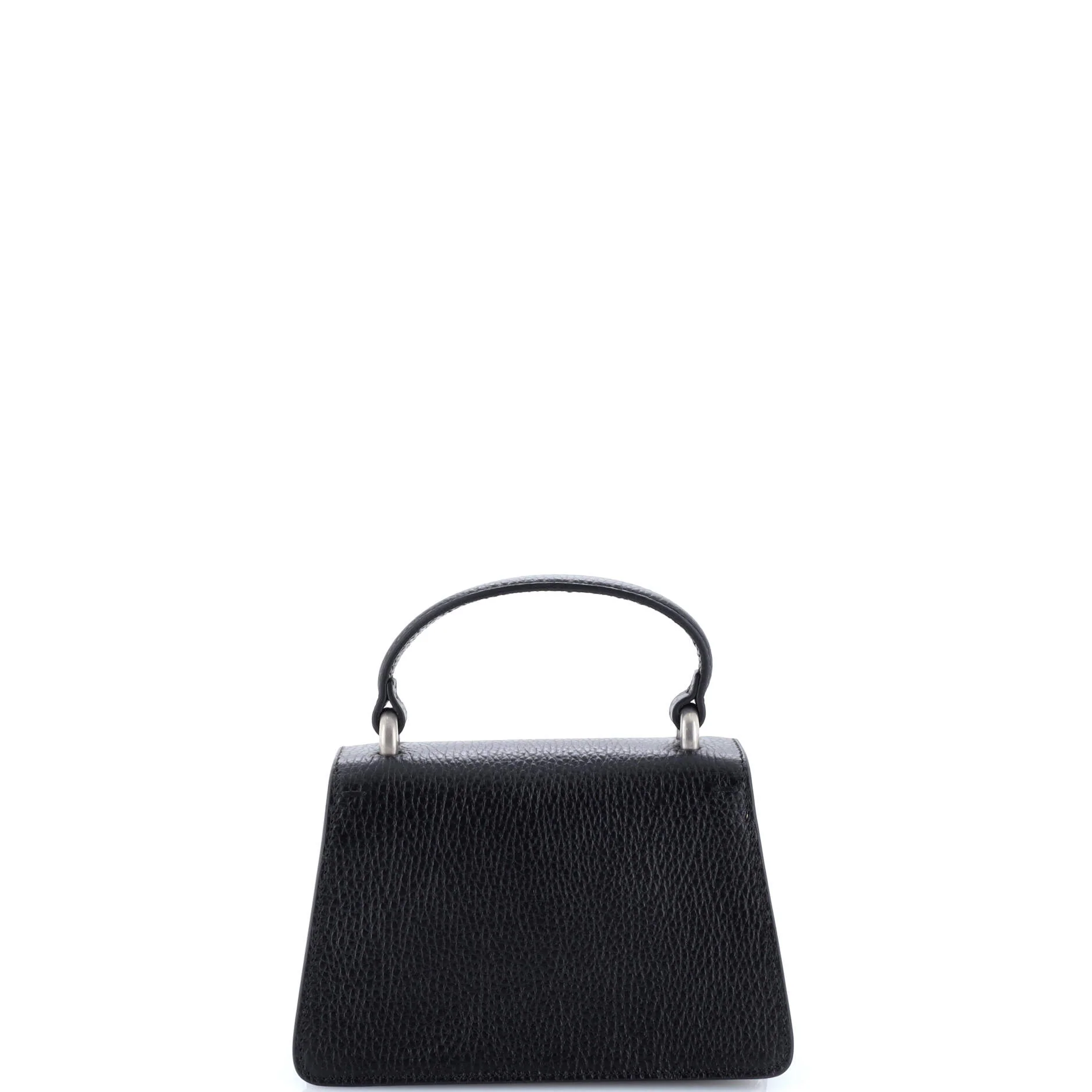 Dionysus Top Handle Bag Leather with Crystals Mini - Image 3