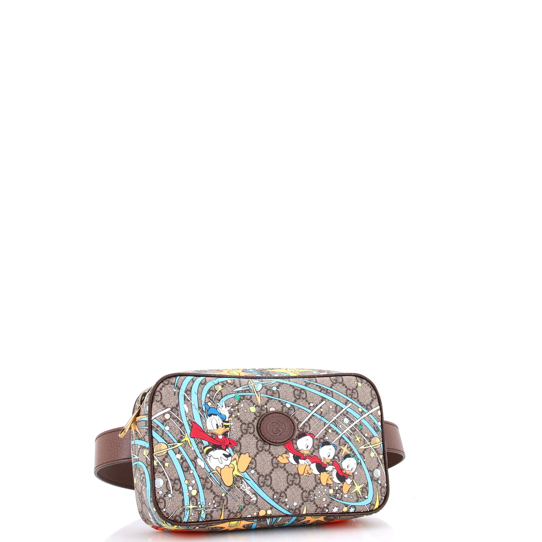 Disney Donald Duck Belt Bag Printed GG Coated Canvas - Image 2