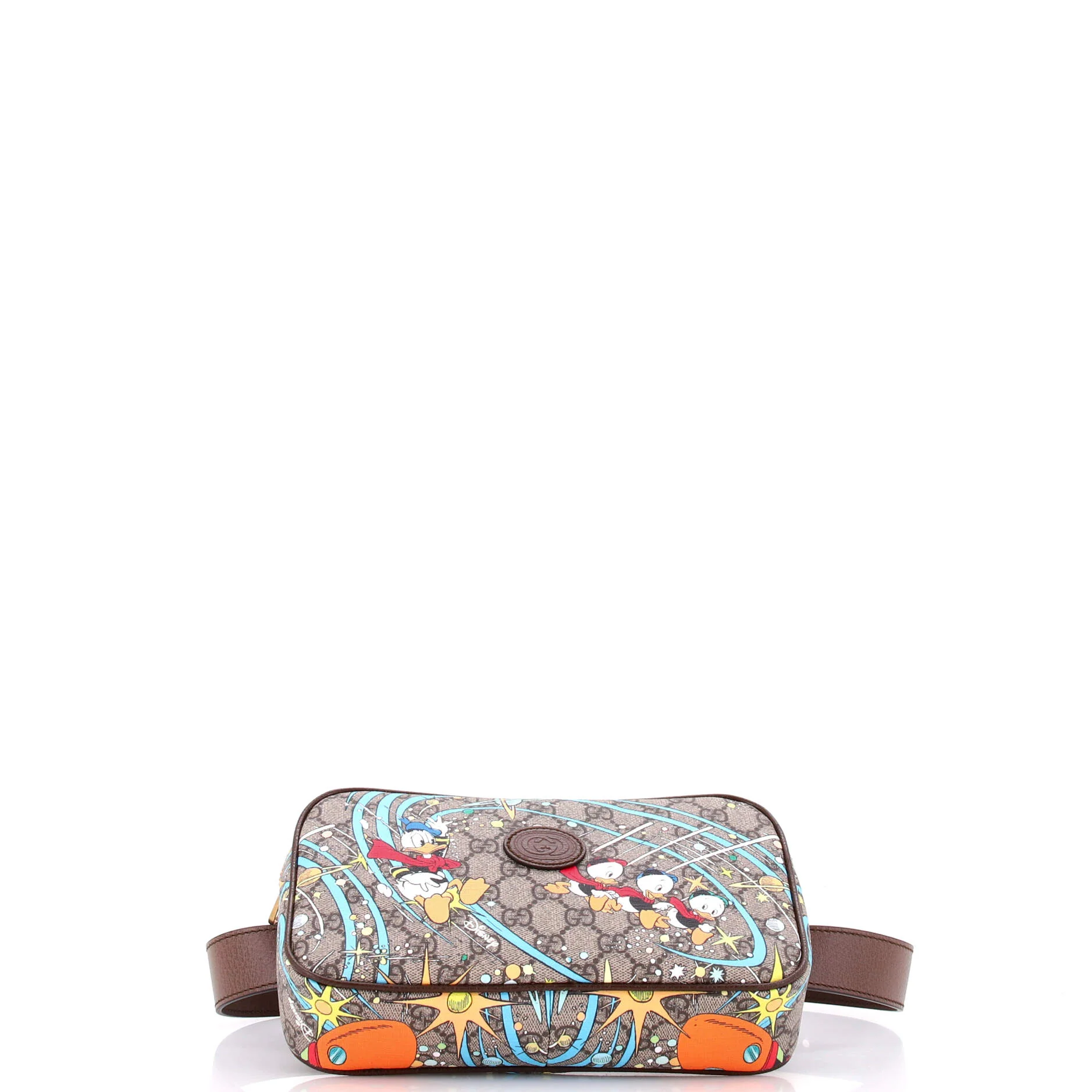 Disney Donald Duck Belt Bag Printed GG Coated Canvas - Image 4