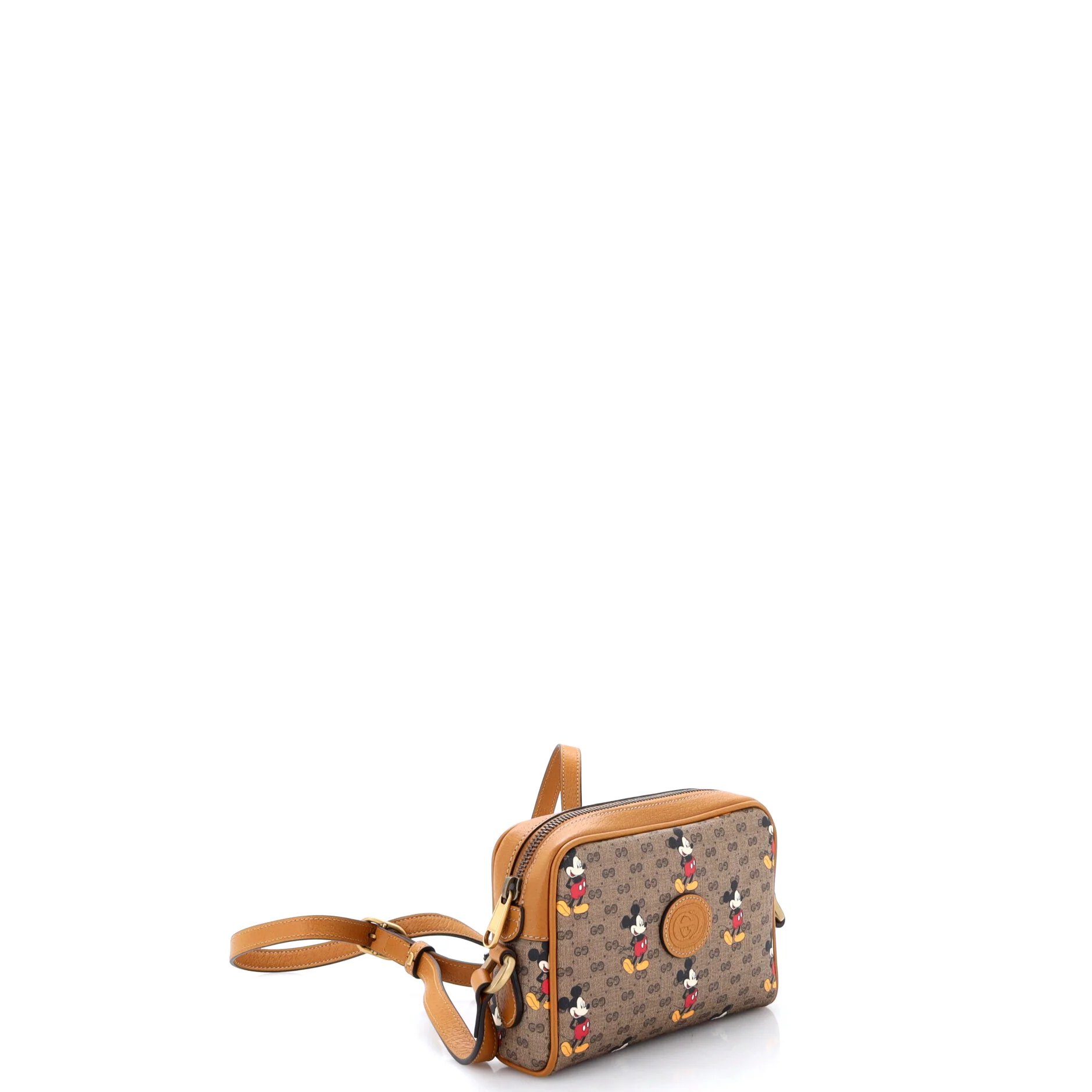 Disney Mickey Mouse Shoulder Bag Printed Mini GG Coated Canvas Mini - Image 2