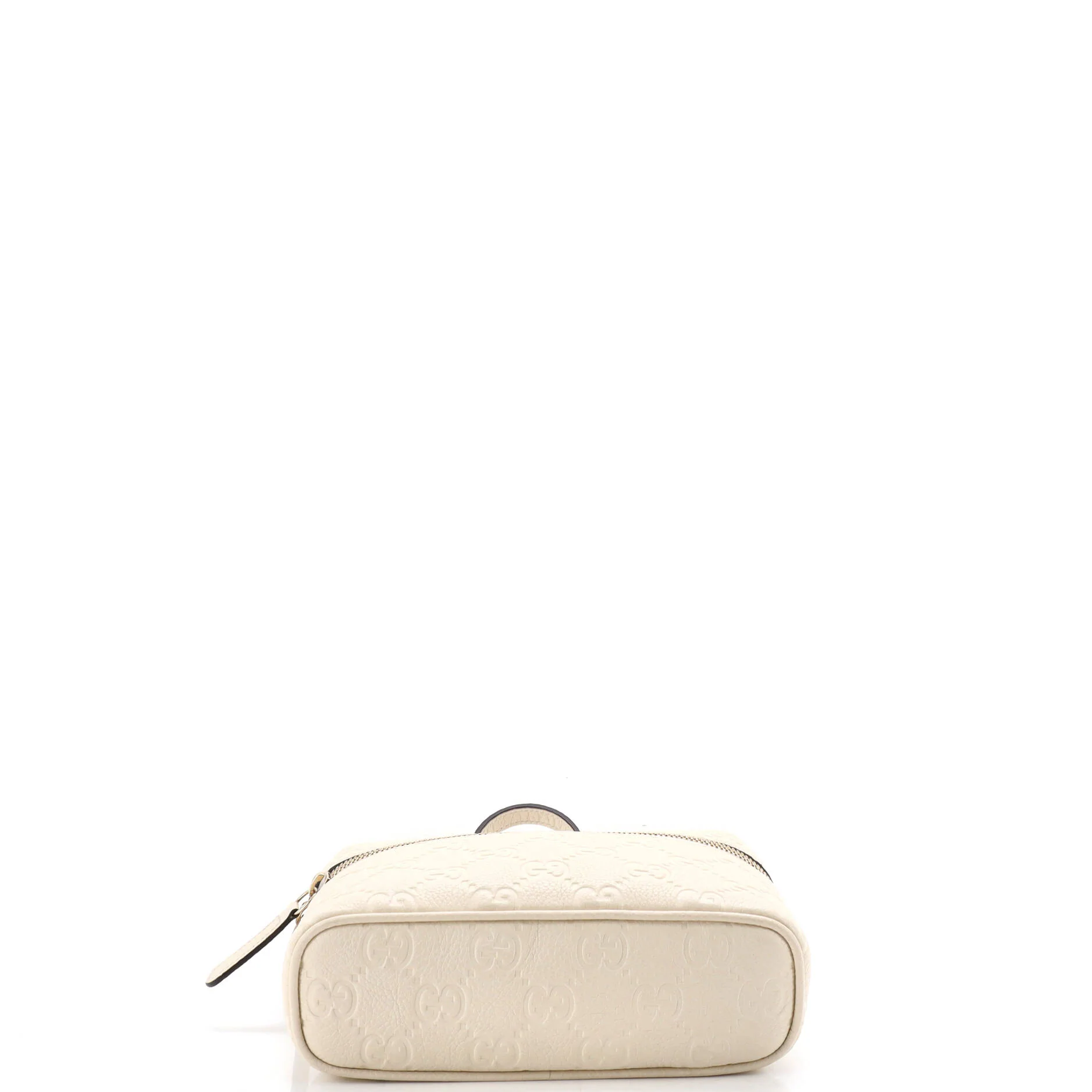 Emblem Top Handle Vanity Bag GG Embossed Leather Small - Image 4