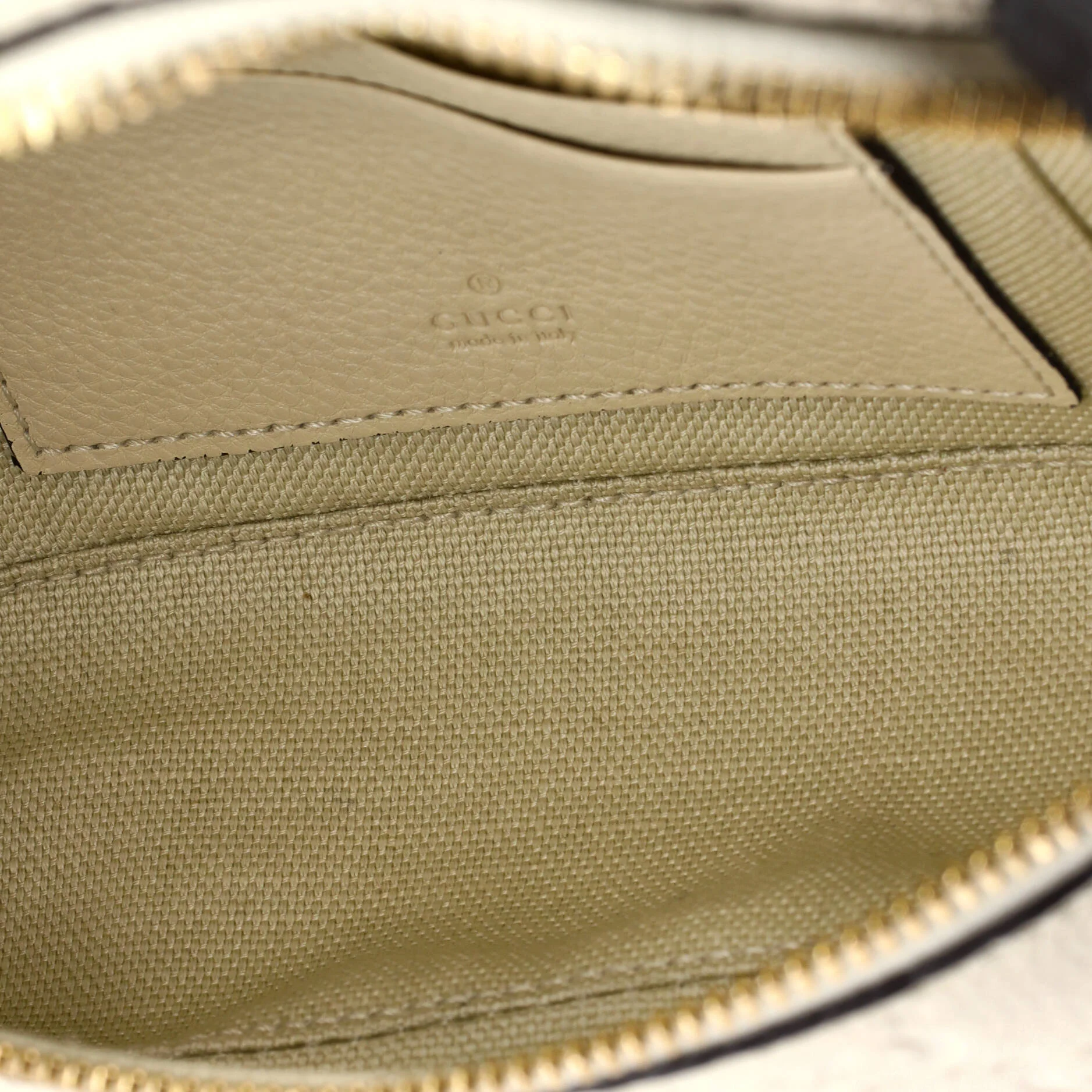 Emblem Top Handle Vanity Bag GG Embossed Leather Small - Image 5