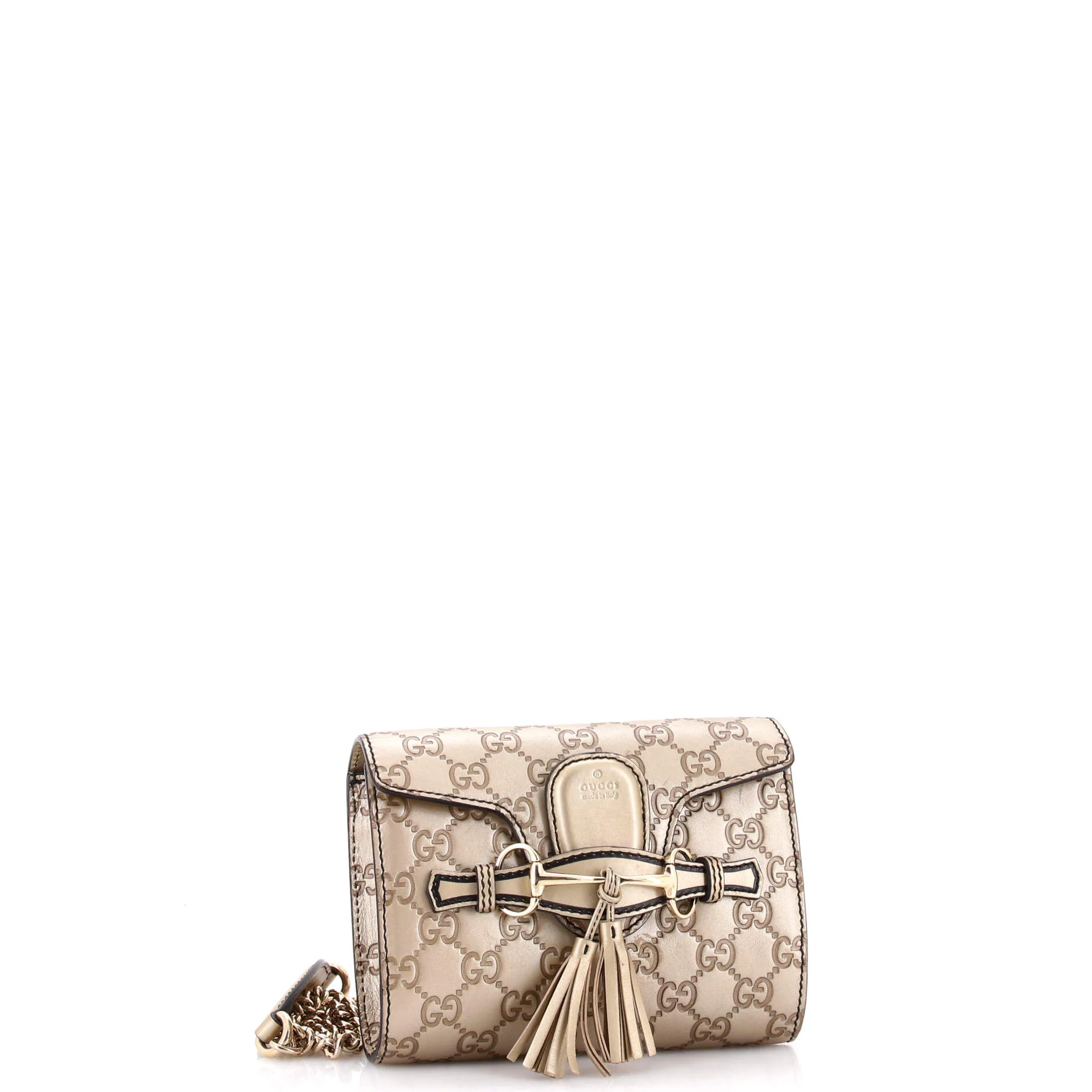 Emily Chain Flap Bag Guccissima Leather Mini - Image 2