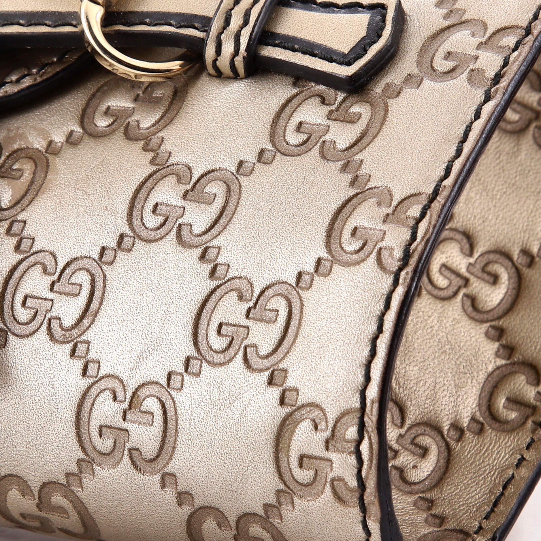 Emily Chain Flap Bag Guccissima Leather Mini - Image 6