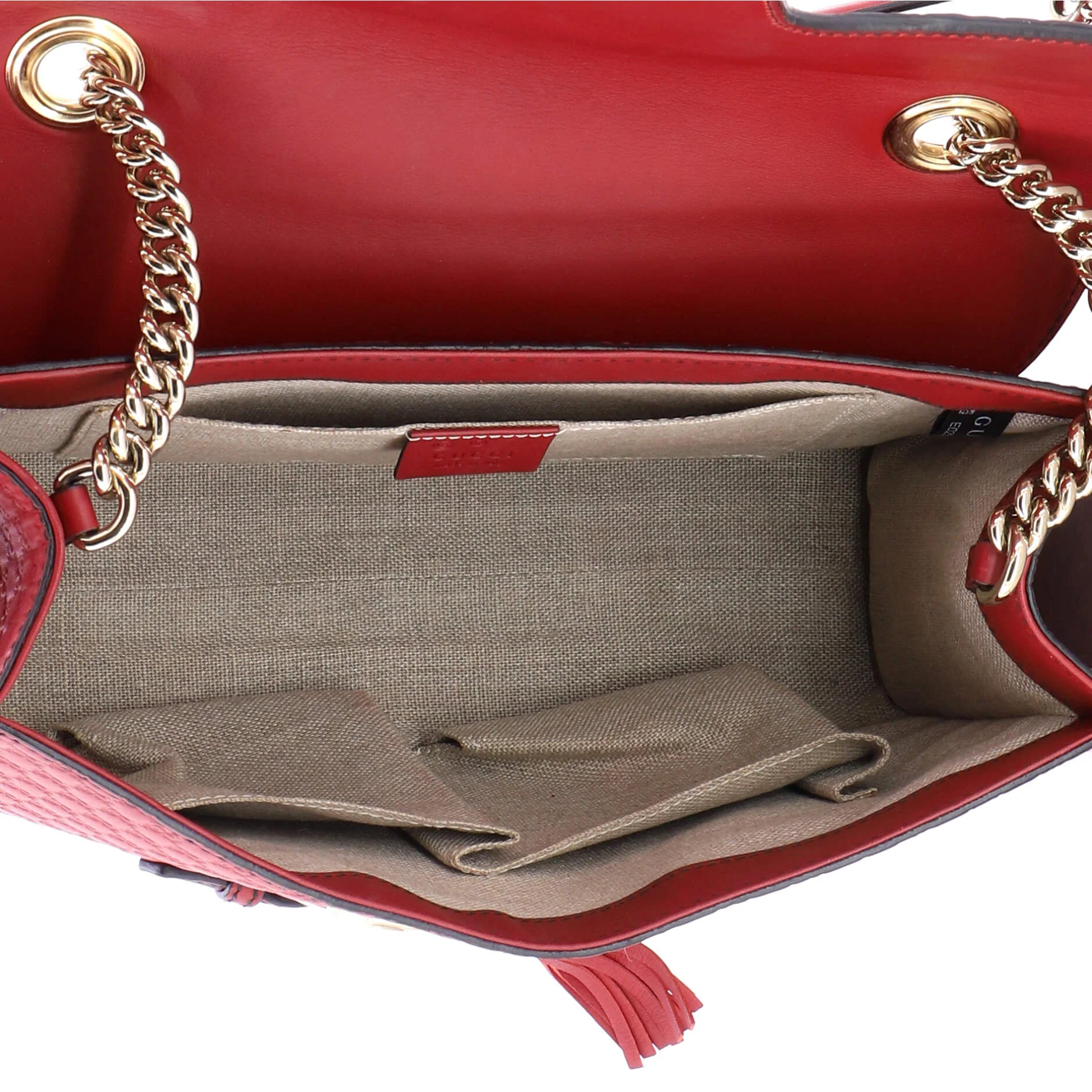 Emily Chain Flap Bag Microguccissima Leather Medium - Image 5