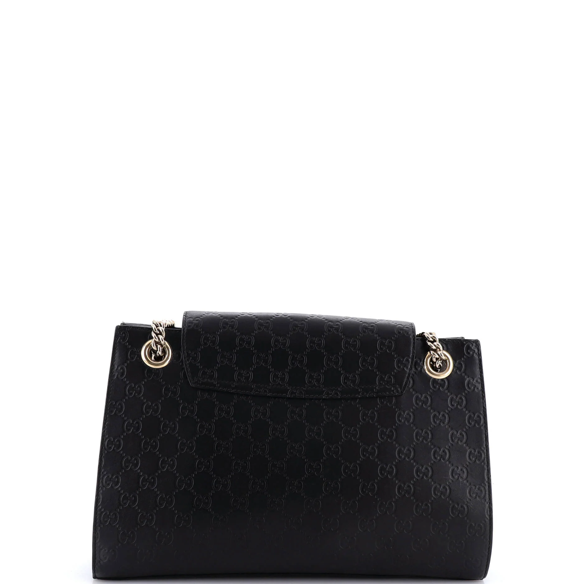 Emily Chain Flap Shoulder Bag Guccissima Leather Large - Image 3