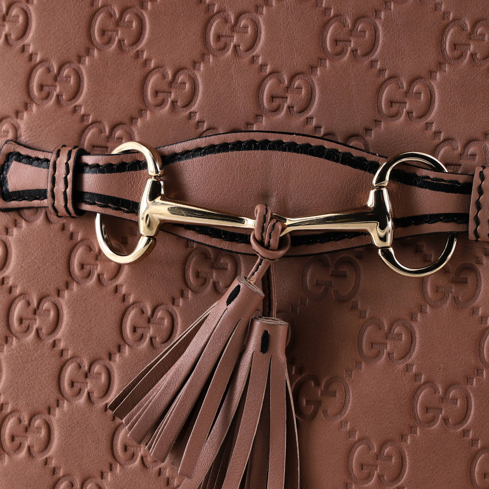Emily Chain Flap Shoulder Bag Guccissima Leather Large - Image 7