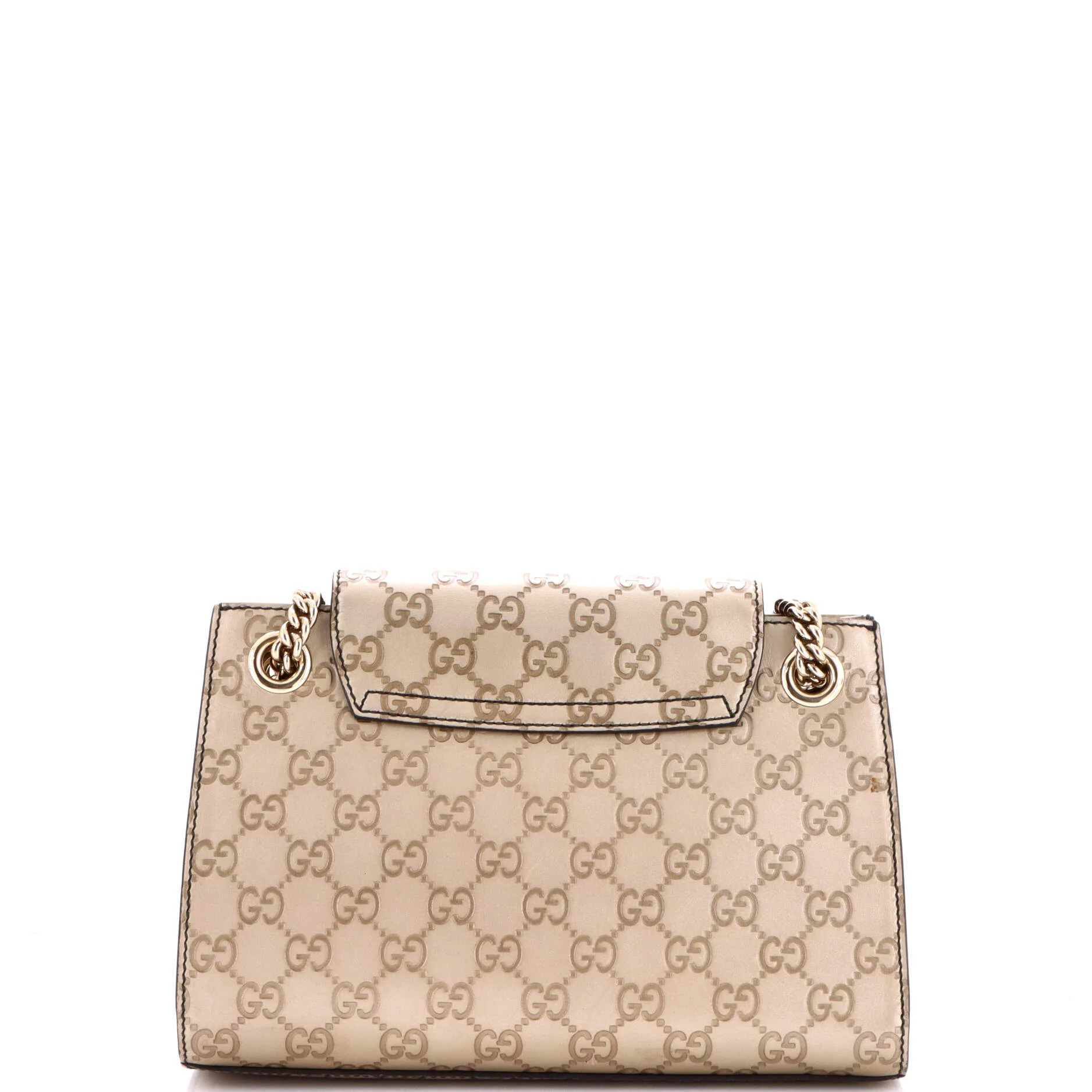 Emily Chain Flap Shoulder Bag Guccissima Leather Small - Image 3