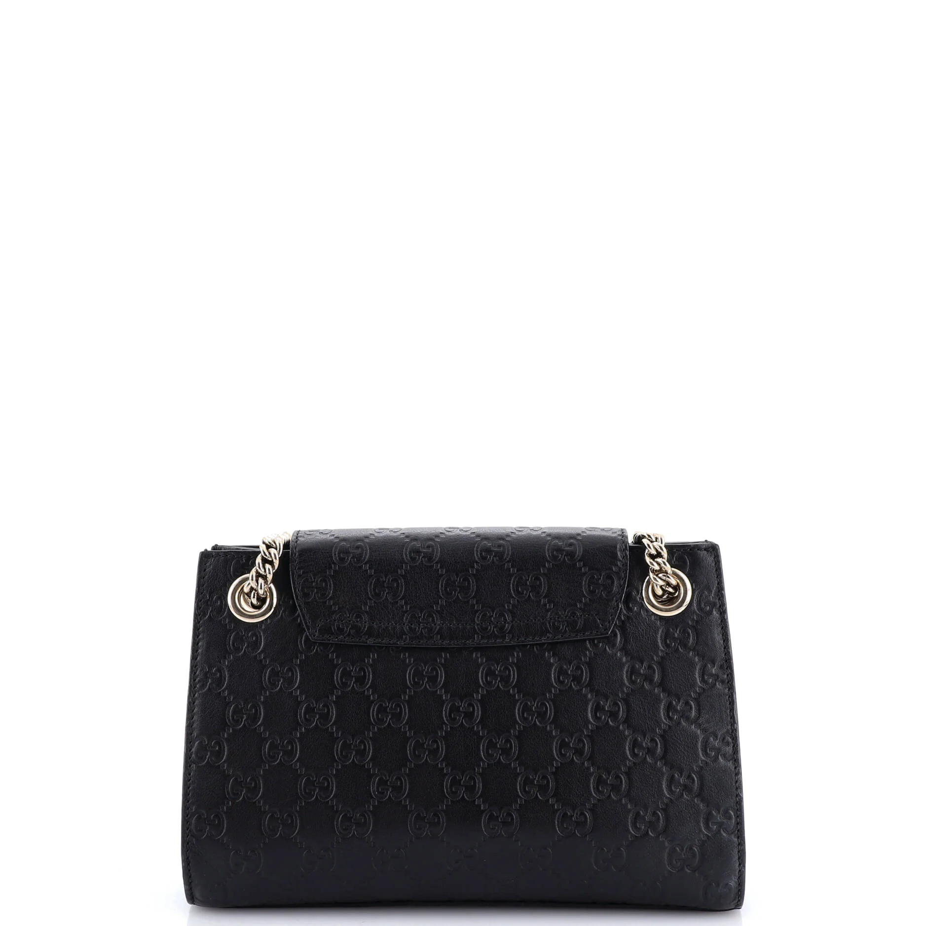 Emily Chain Flap Shoulder Bag Guccissima Leather Small - Image 3