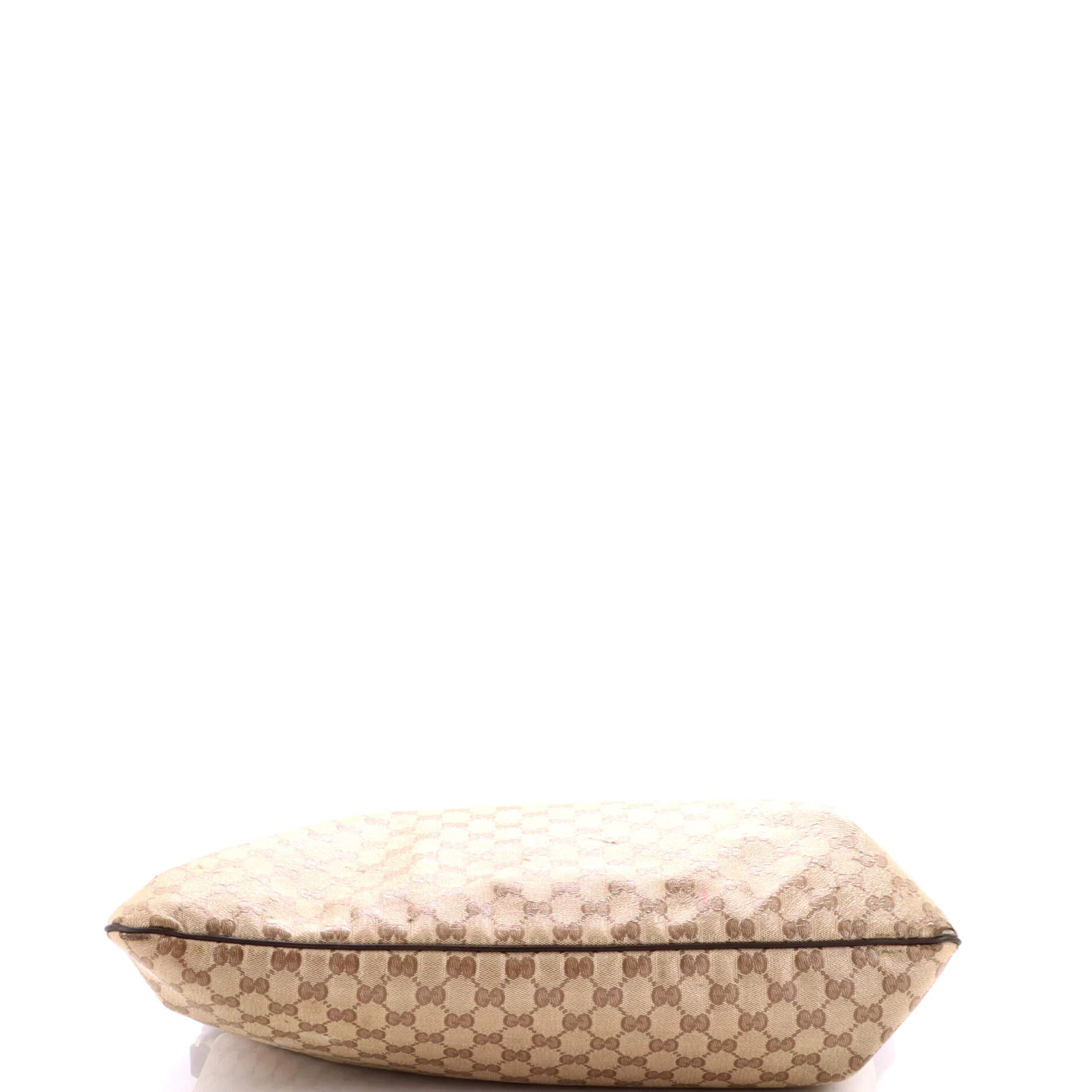 Flat Zipped Messenger Bag GG Coated Canvas Large - Image 4