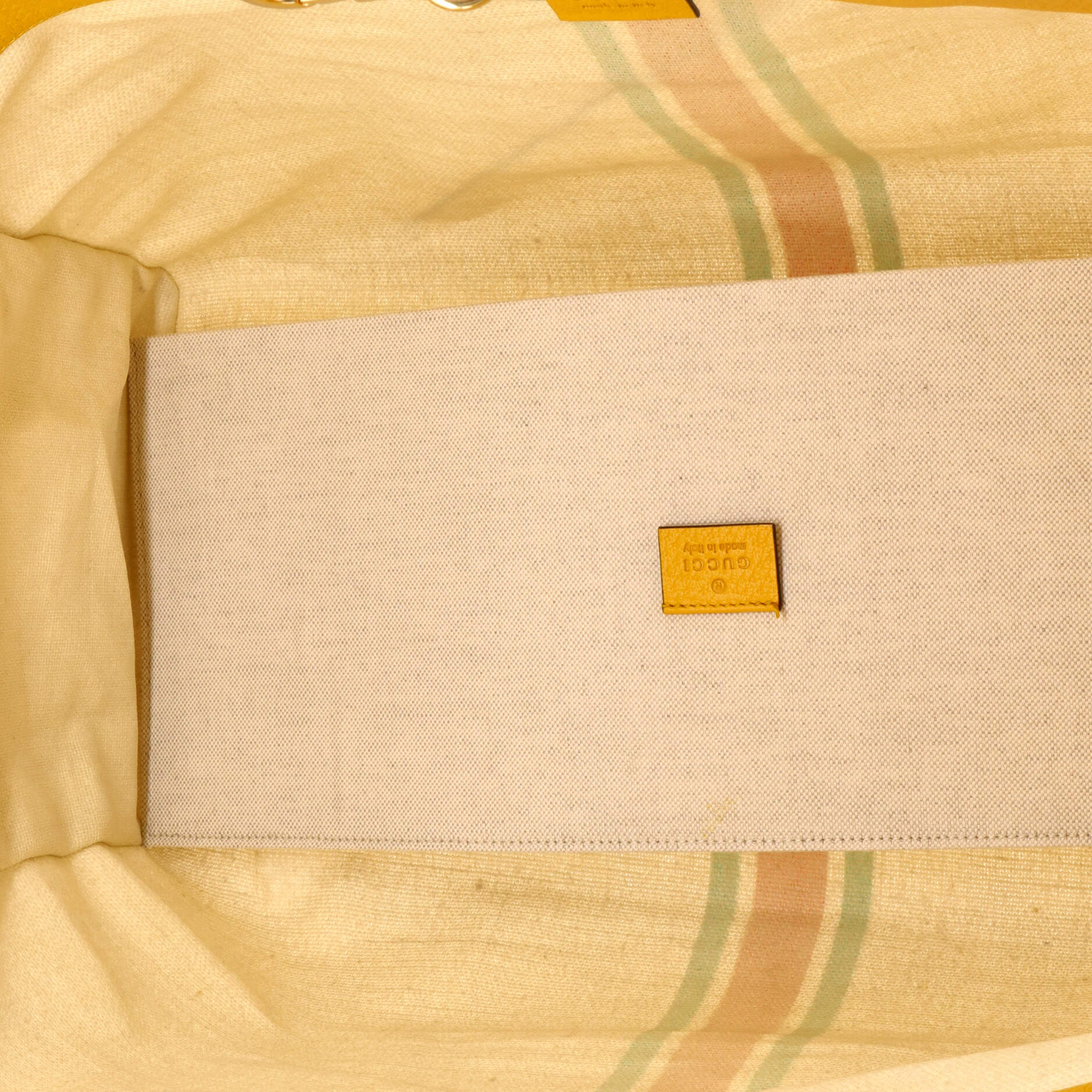 Foldable Web Tote Canvas with Leather Large - Image 5
