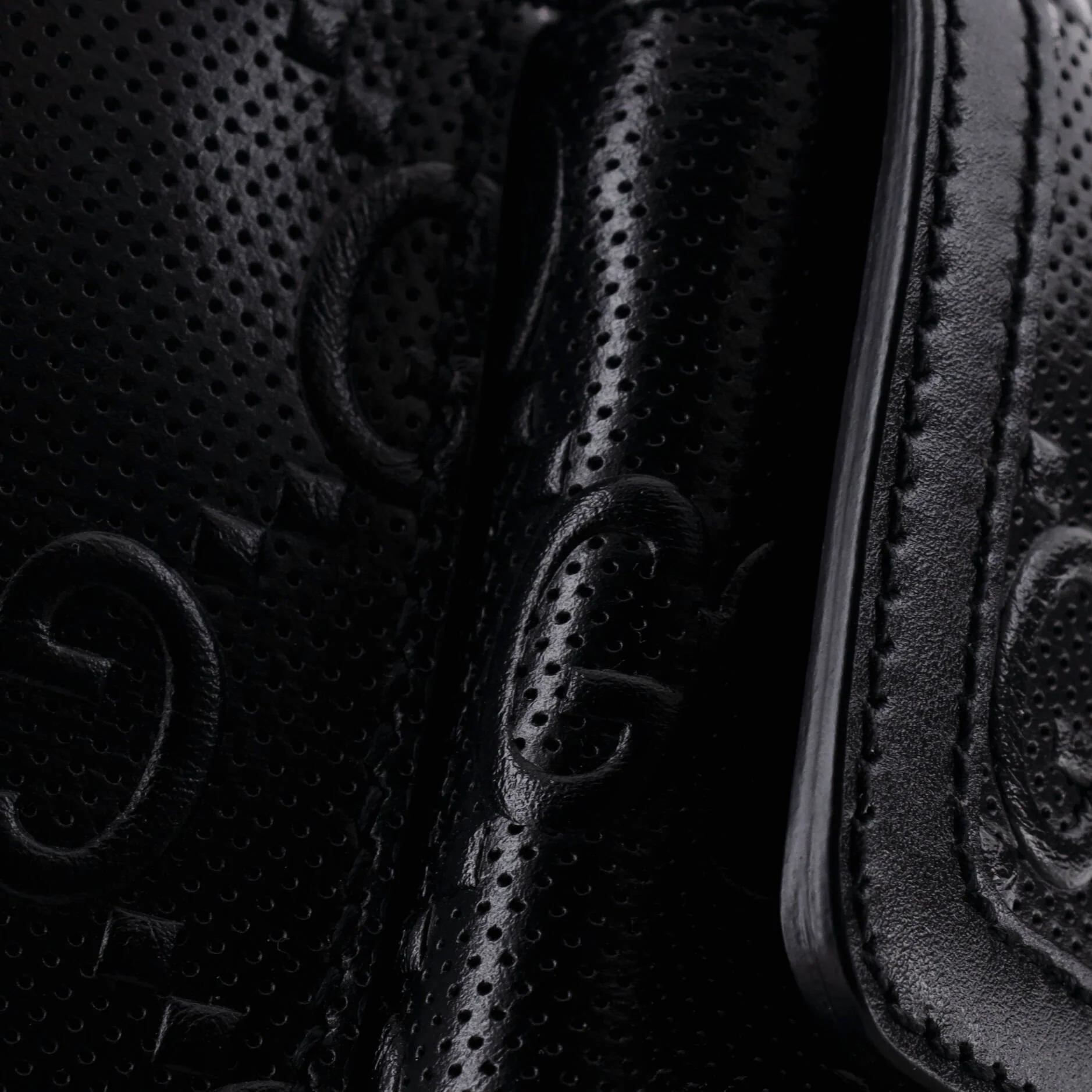 Front Pocket Belt Bag GG Embossed Perforated Leather - Image 6